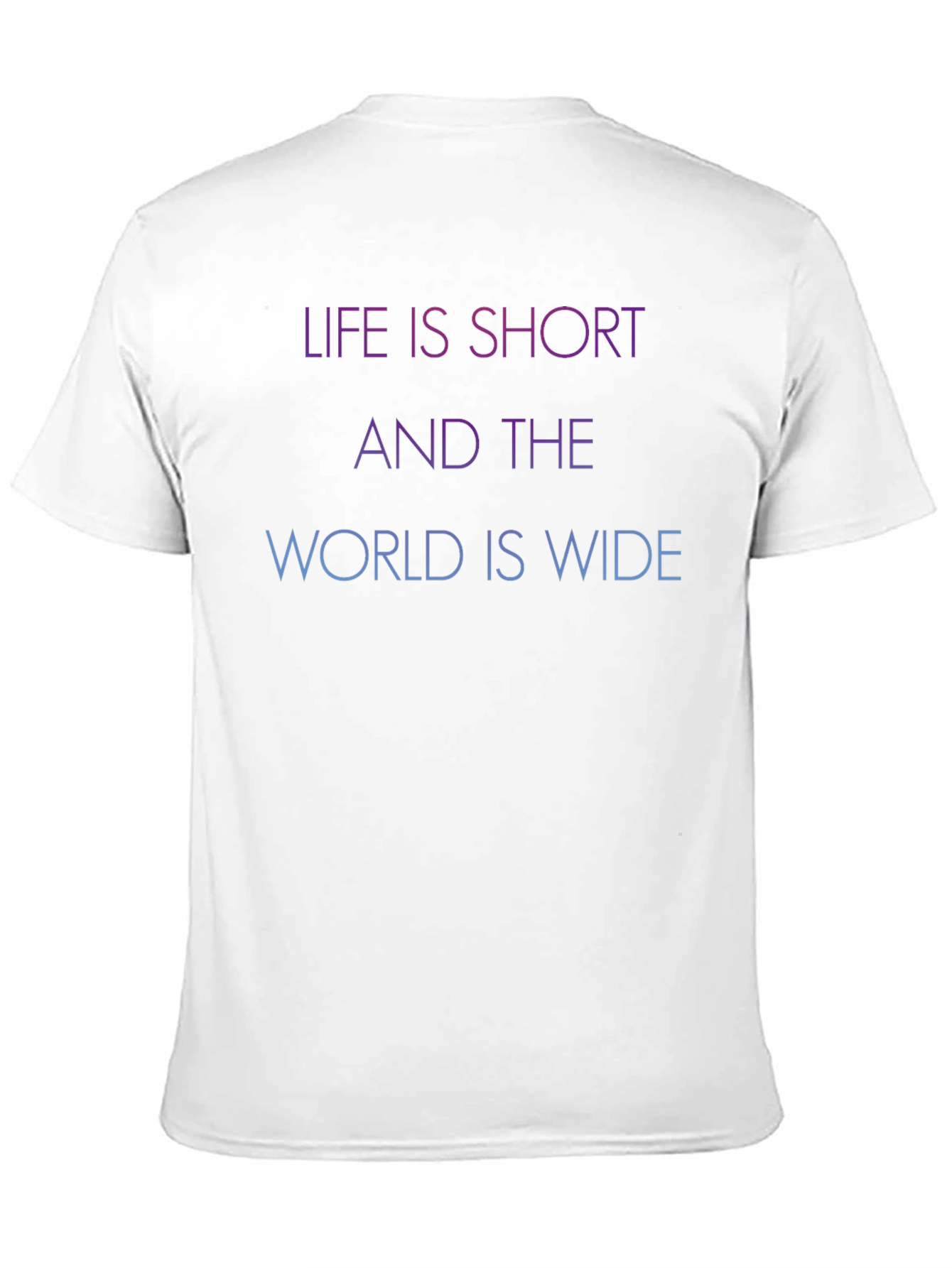 Life is Short Graphic T-Shirt - Black
