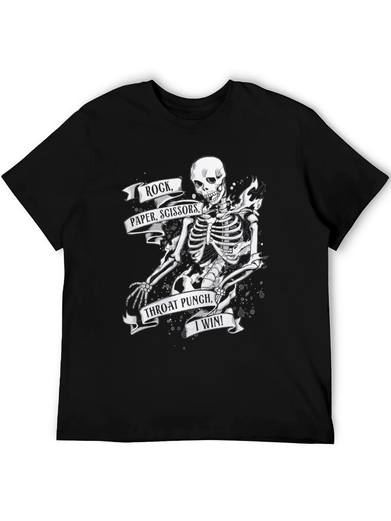 Rock Paper Scissors Throat Punch T-Shirt