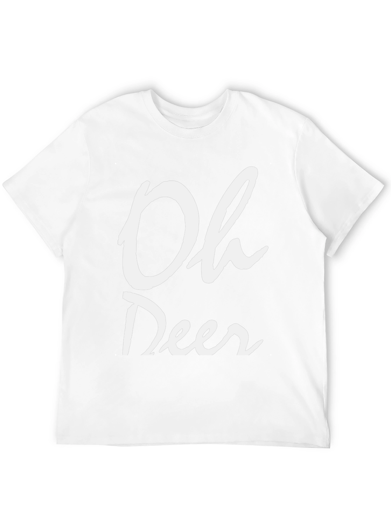Oh Deer Black T-Shirt