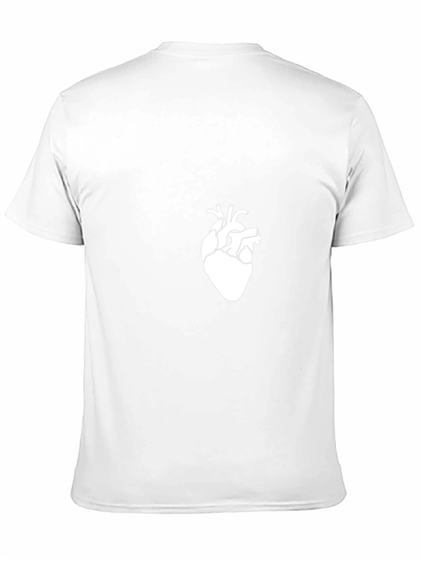 Anatomical Heart Graphic Tee - Modern Style