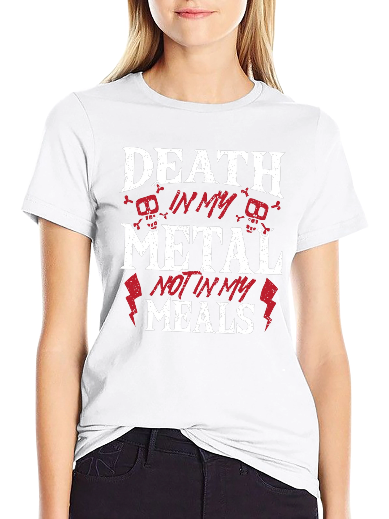 Death Metal Graphic T-Shirt - Black