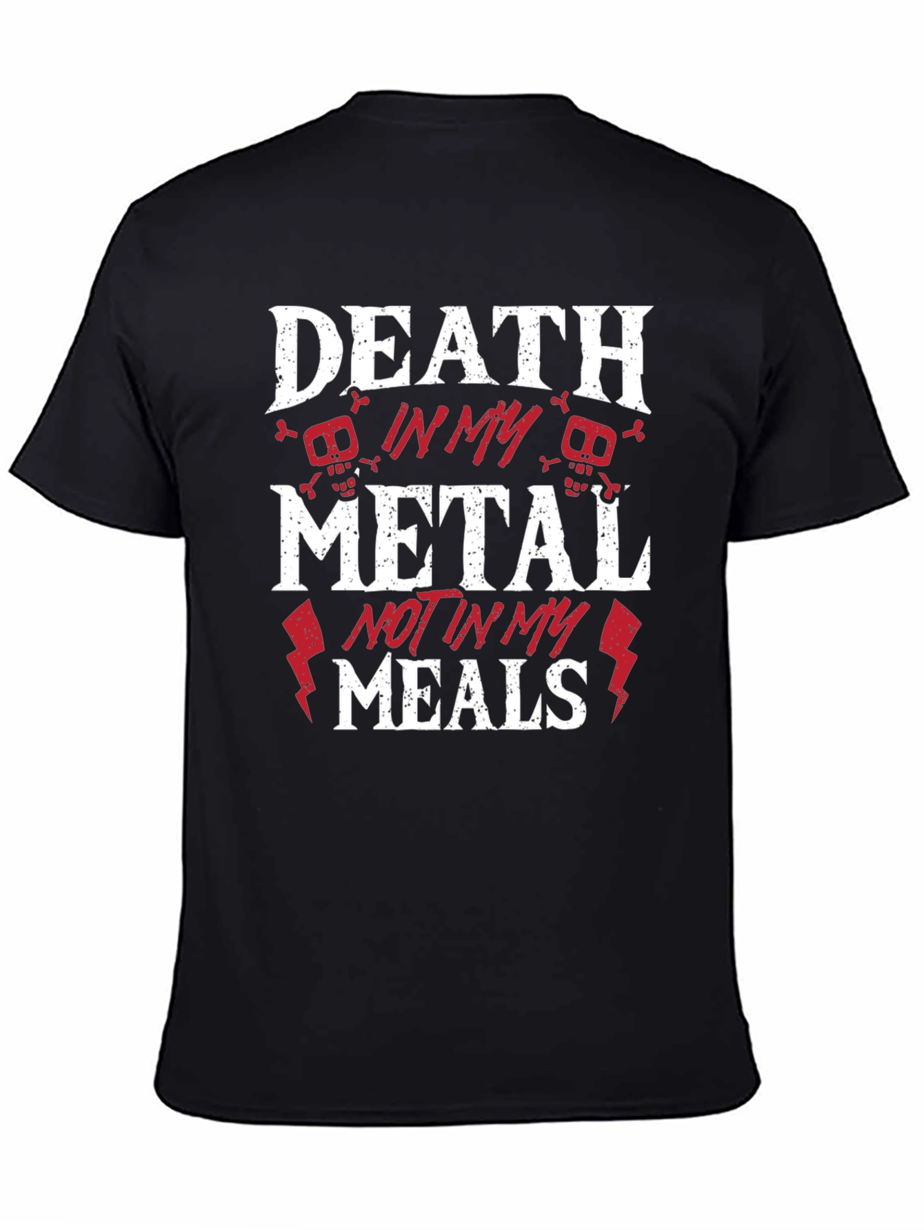 Death Metal Graphic T-Shirt - Black