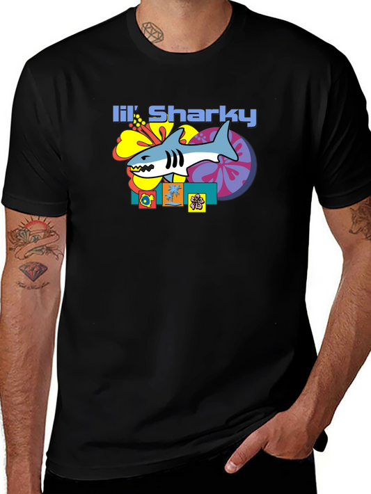 Lil Sharky Graphic T-Shirt - Retro Style