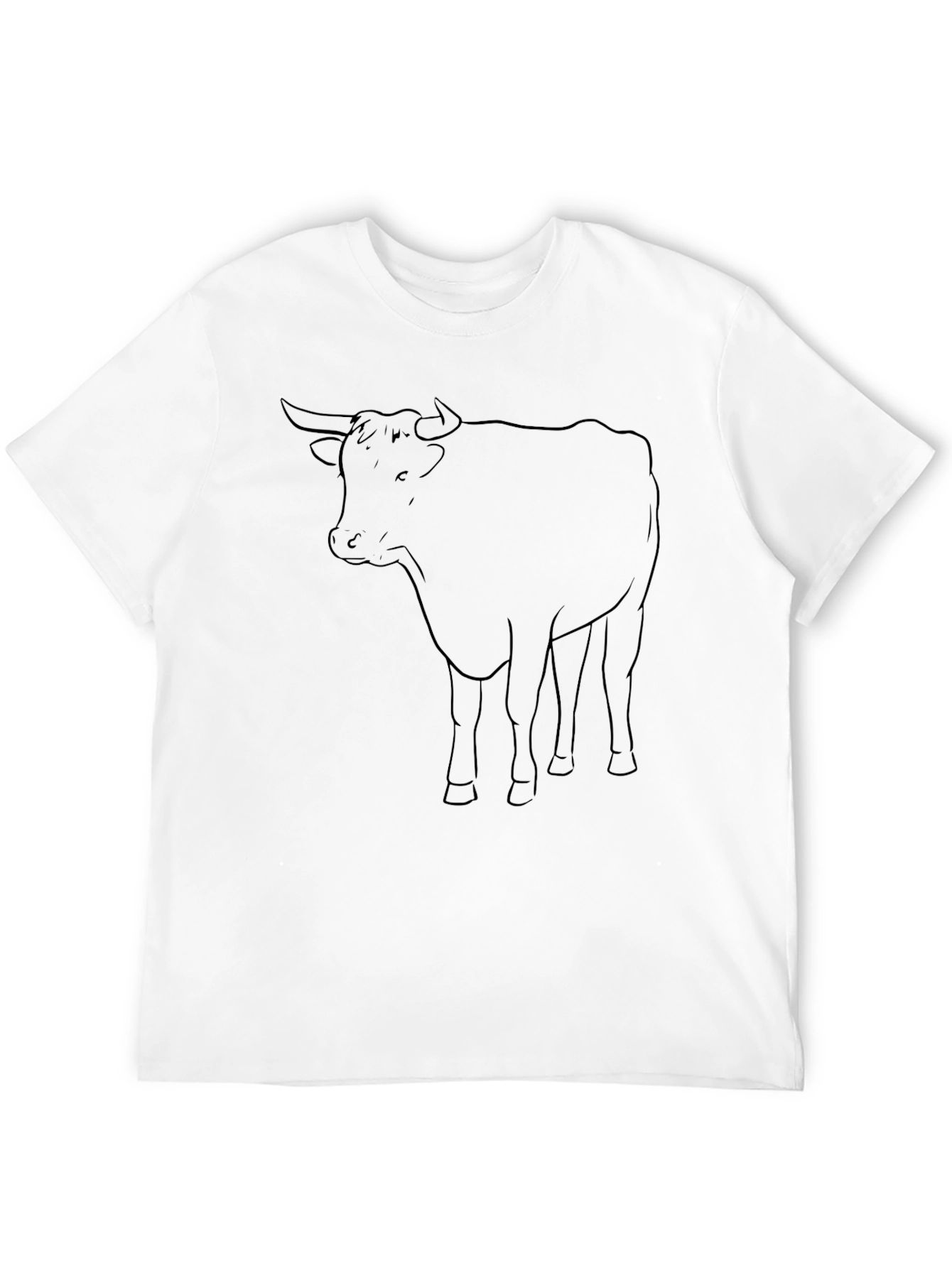 Bull Graphic Tee - Classic Black