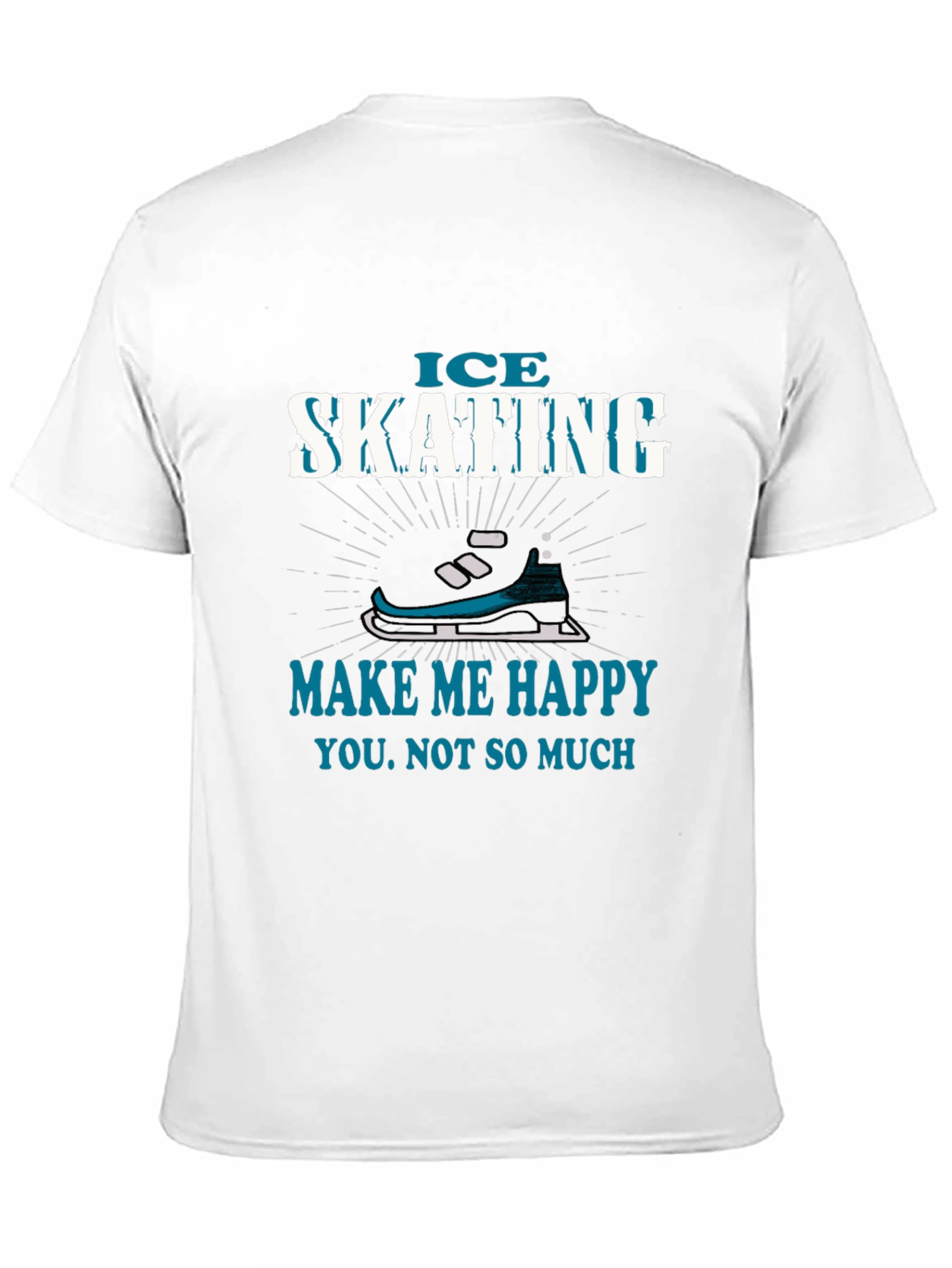 Ice Skating Makes Me Happy T-Shirt