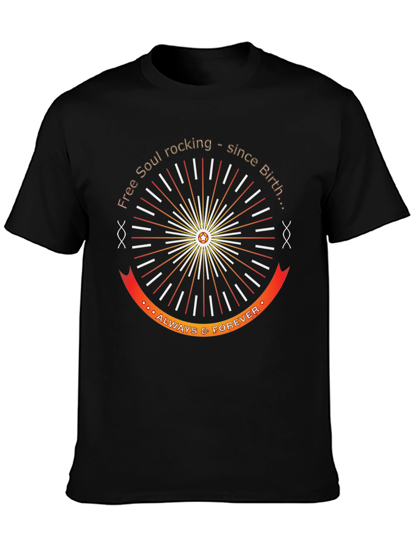 Free Soul Rocking Since Birth Graphic Tee