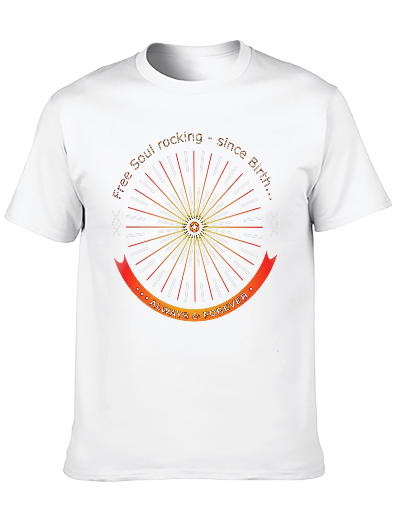 Free Soul Rocking Since Birth Graphic Tee