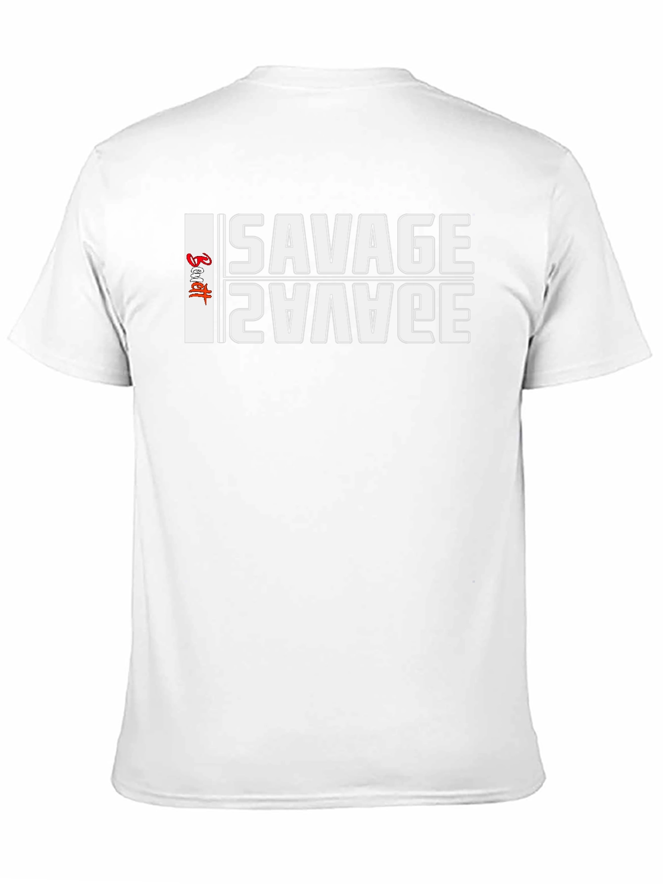 Savage Graphic Print Black T-Shirt