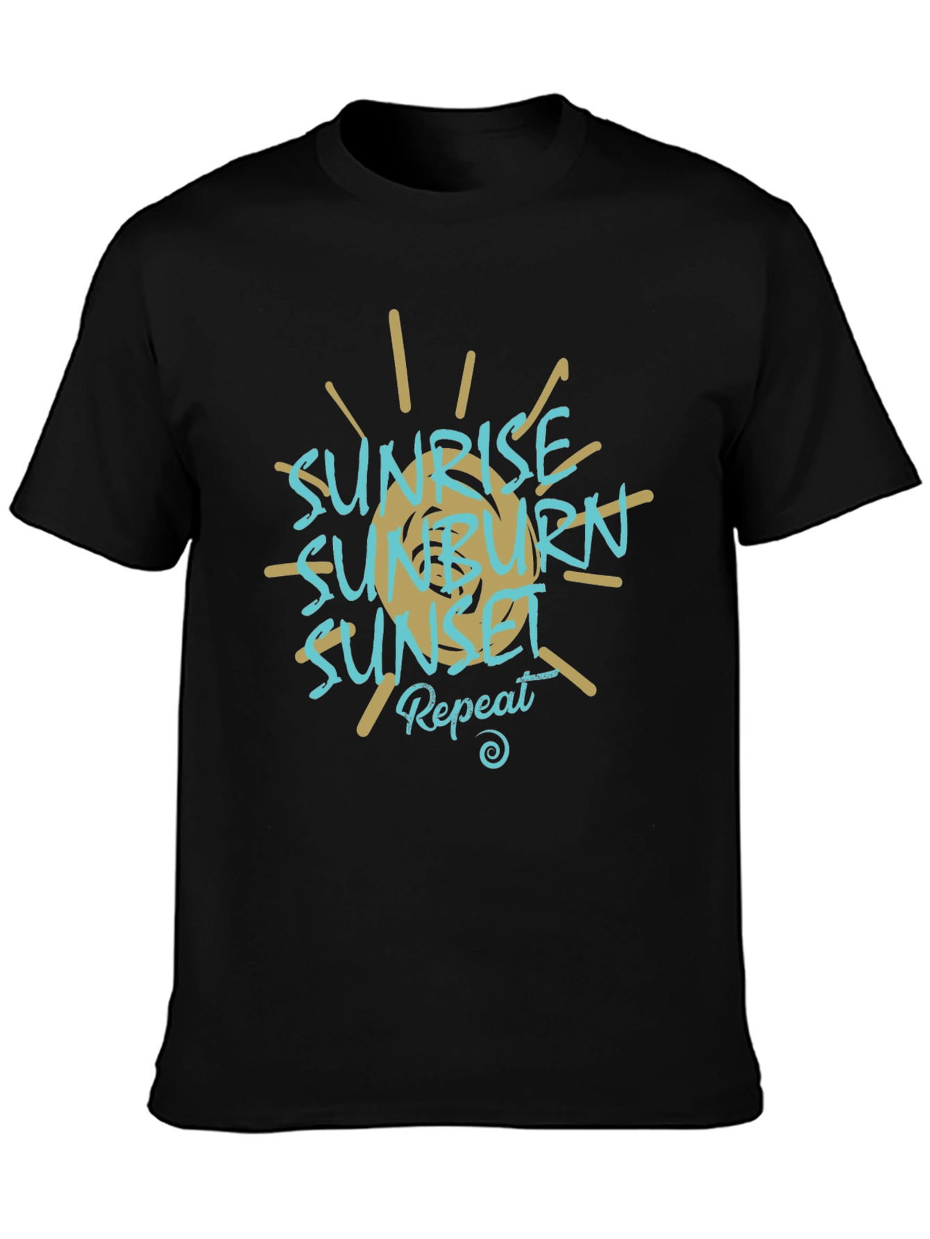 Sunrise Sunburn Sunset Repeat Graphic Tee