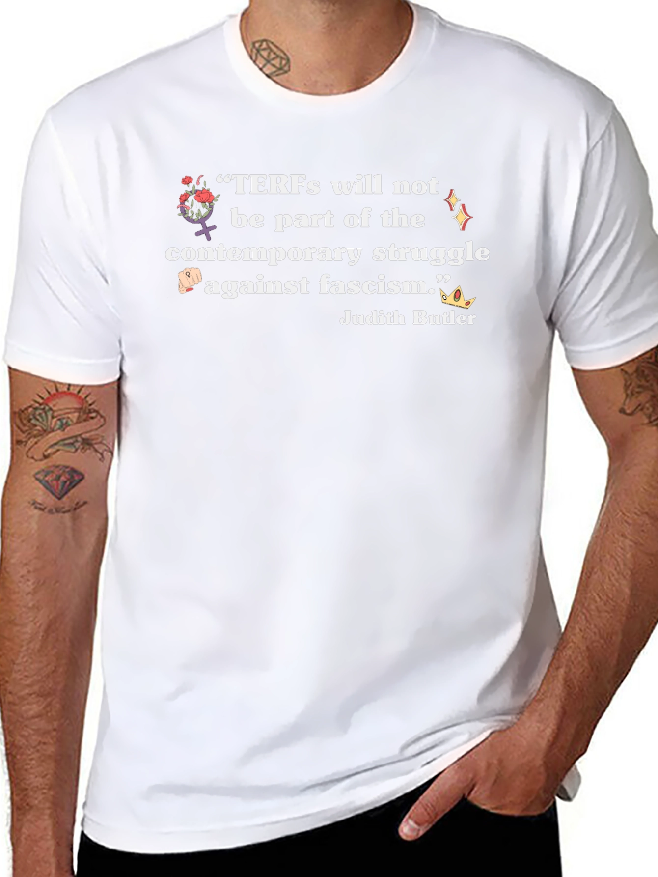 TERFs Anti-Fascism Quote T-Shirt