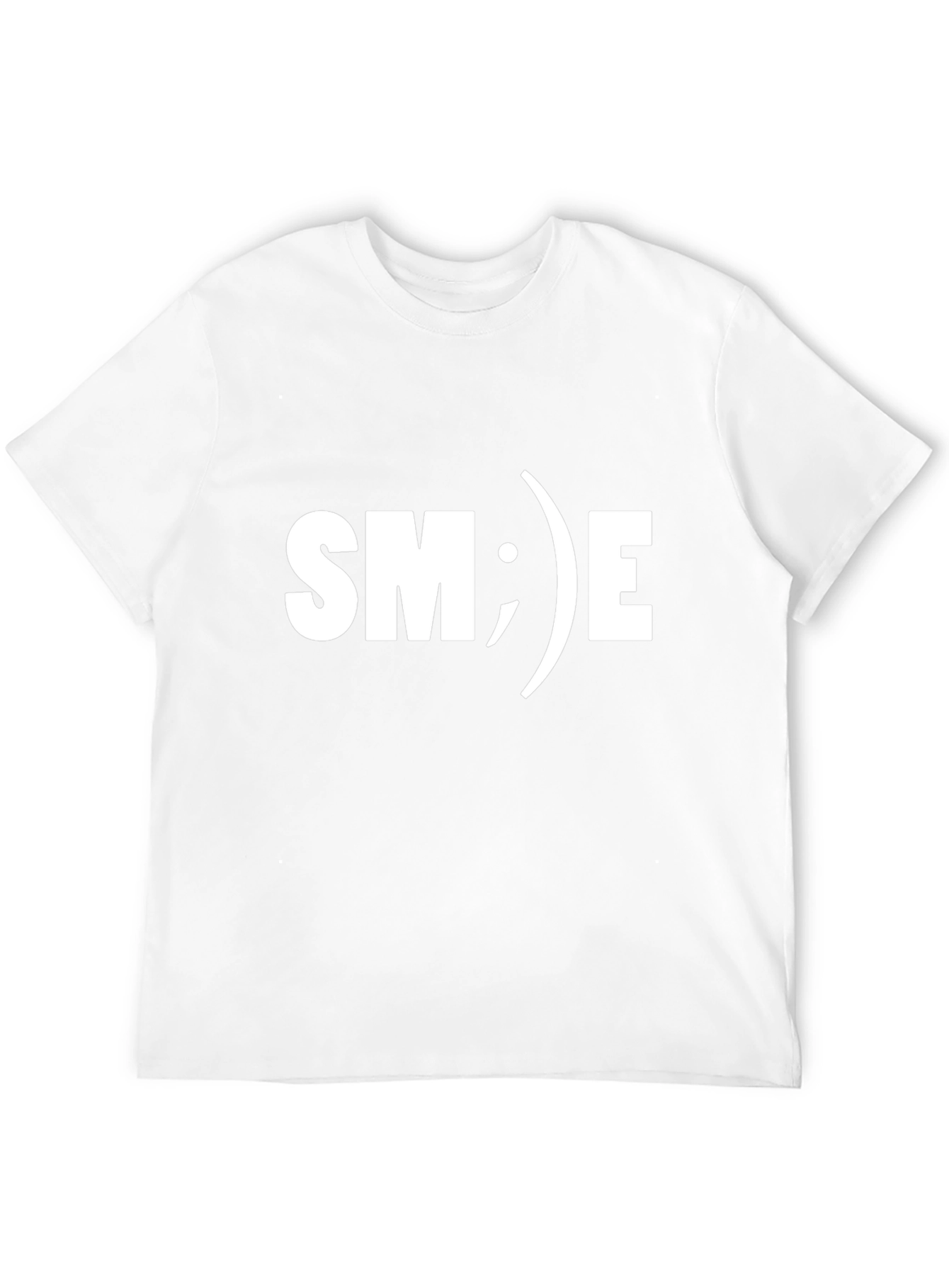 SMILE Graphic T-Shirt - Black Cotton Tee
