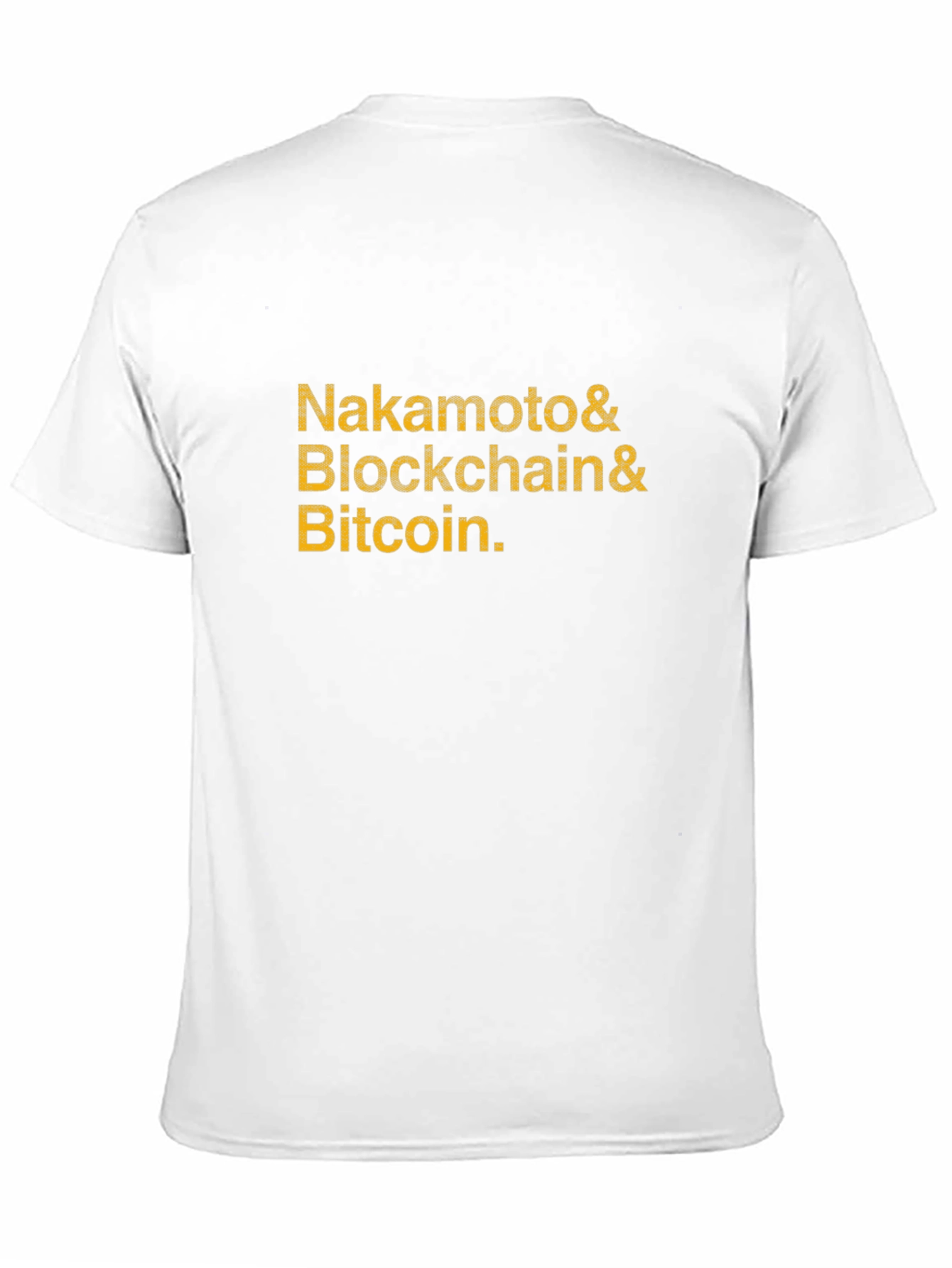 Nakamoto Blockchain Bitcoin Graphic Tee - Black