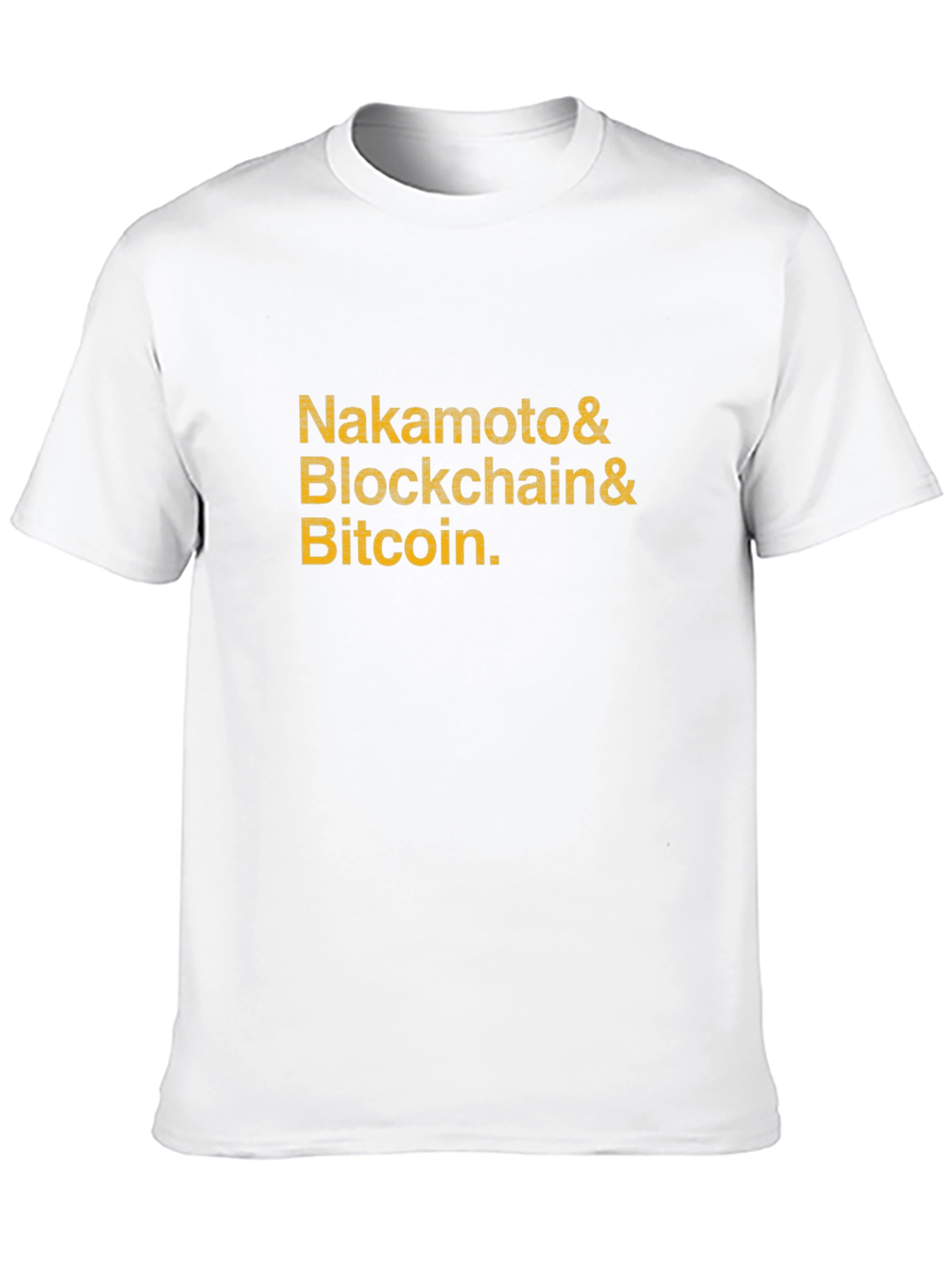 Nakamoto Blockchain Bitcoin Graphic Tee - Black