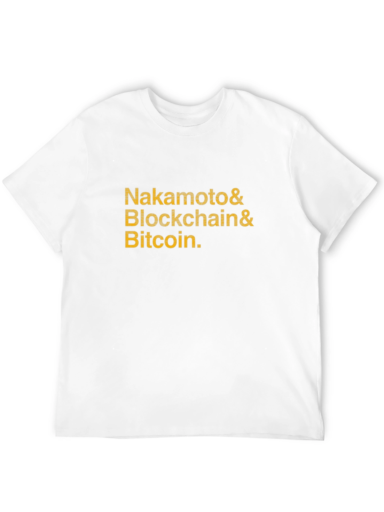 Nakamoto Blockchain Bitcoin Graphic Tee - Black