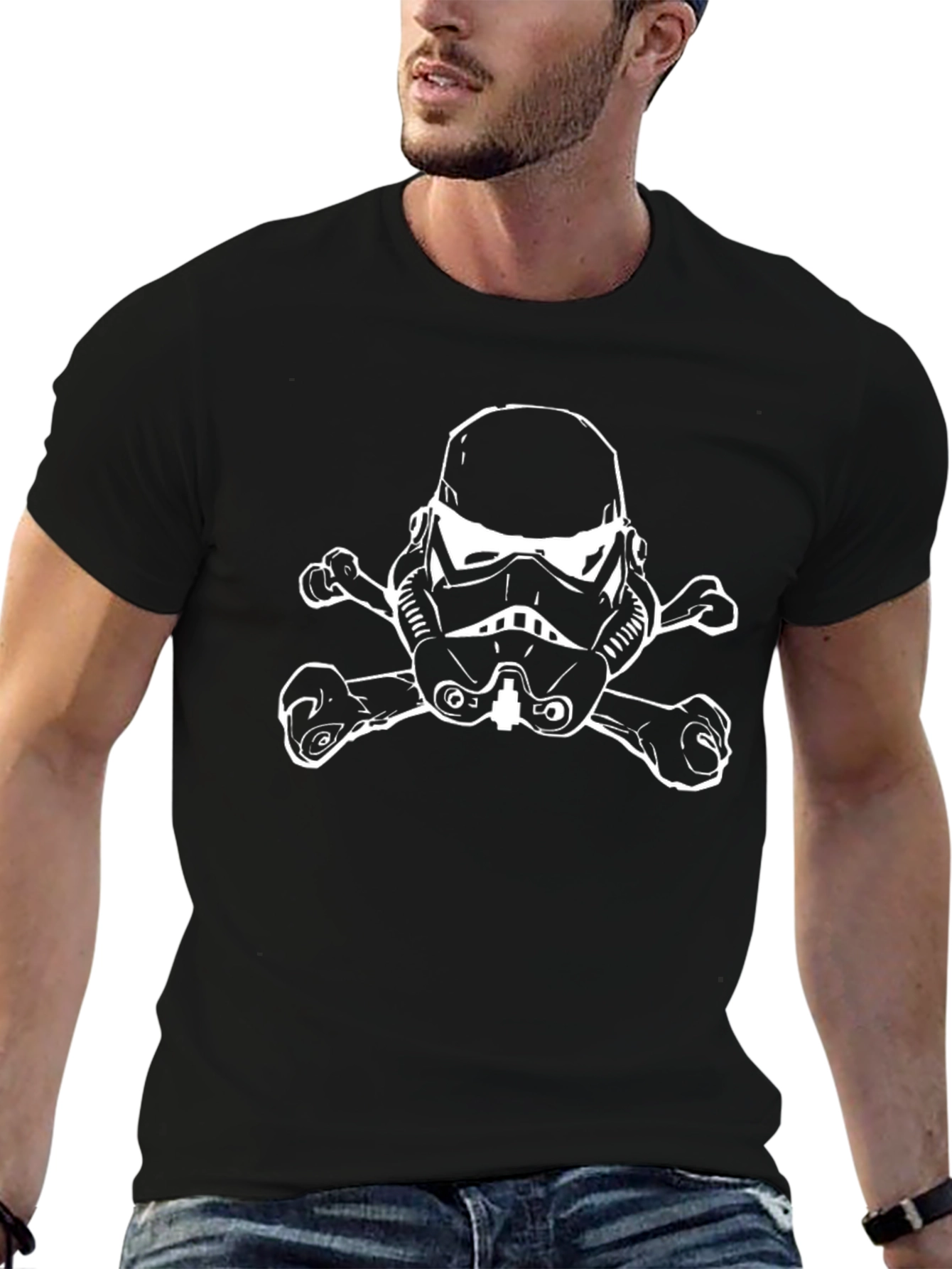 Stormtrooper Skull T-Shirt - Dark Side Style