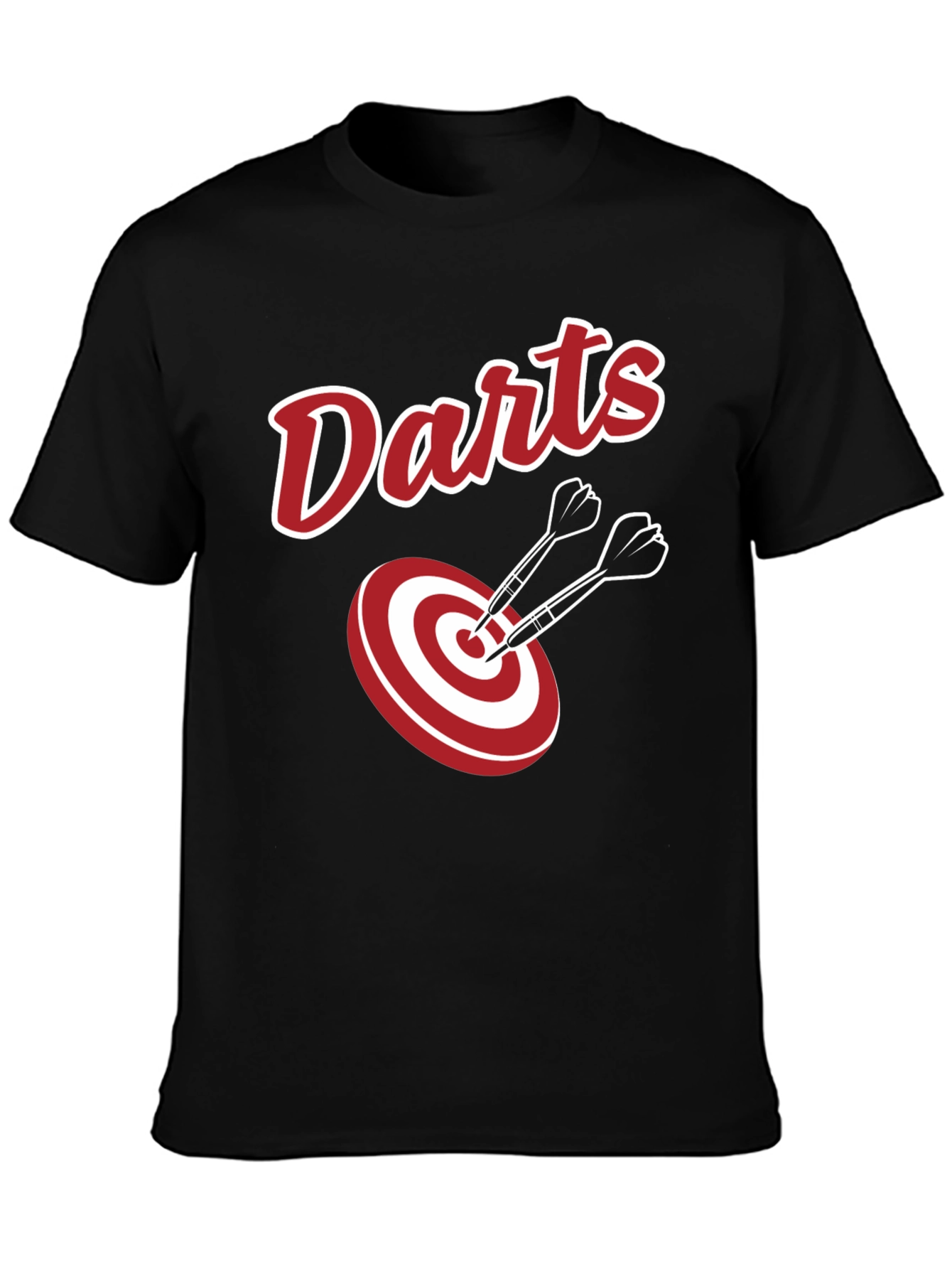 Darts T-Shirt Target Graphic Tee Sportswear