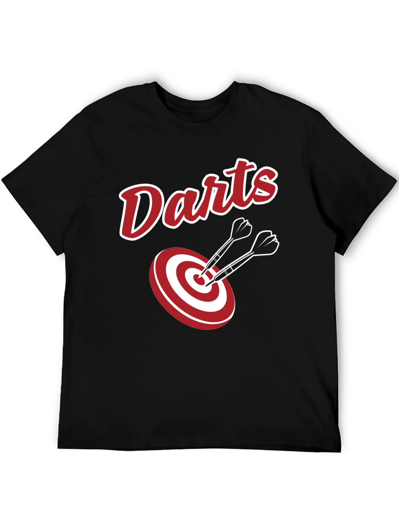 Darts T-Shirt Target Graphic Tee Sportswear