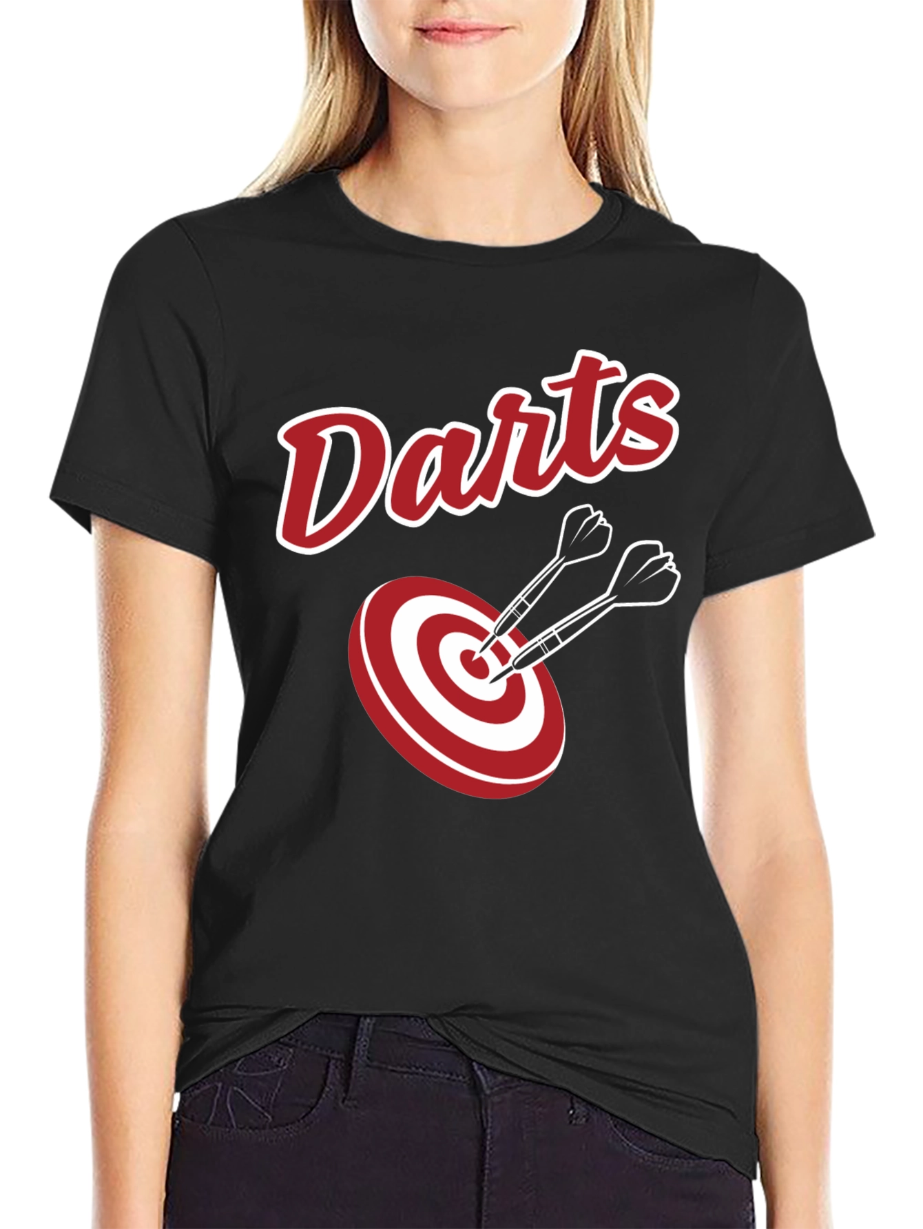 Darts T-Shirt Target Graphic Tee Sportswear