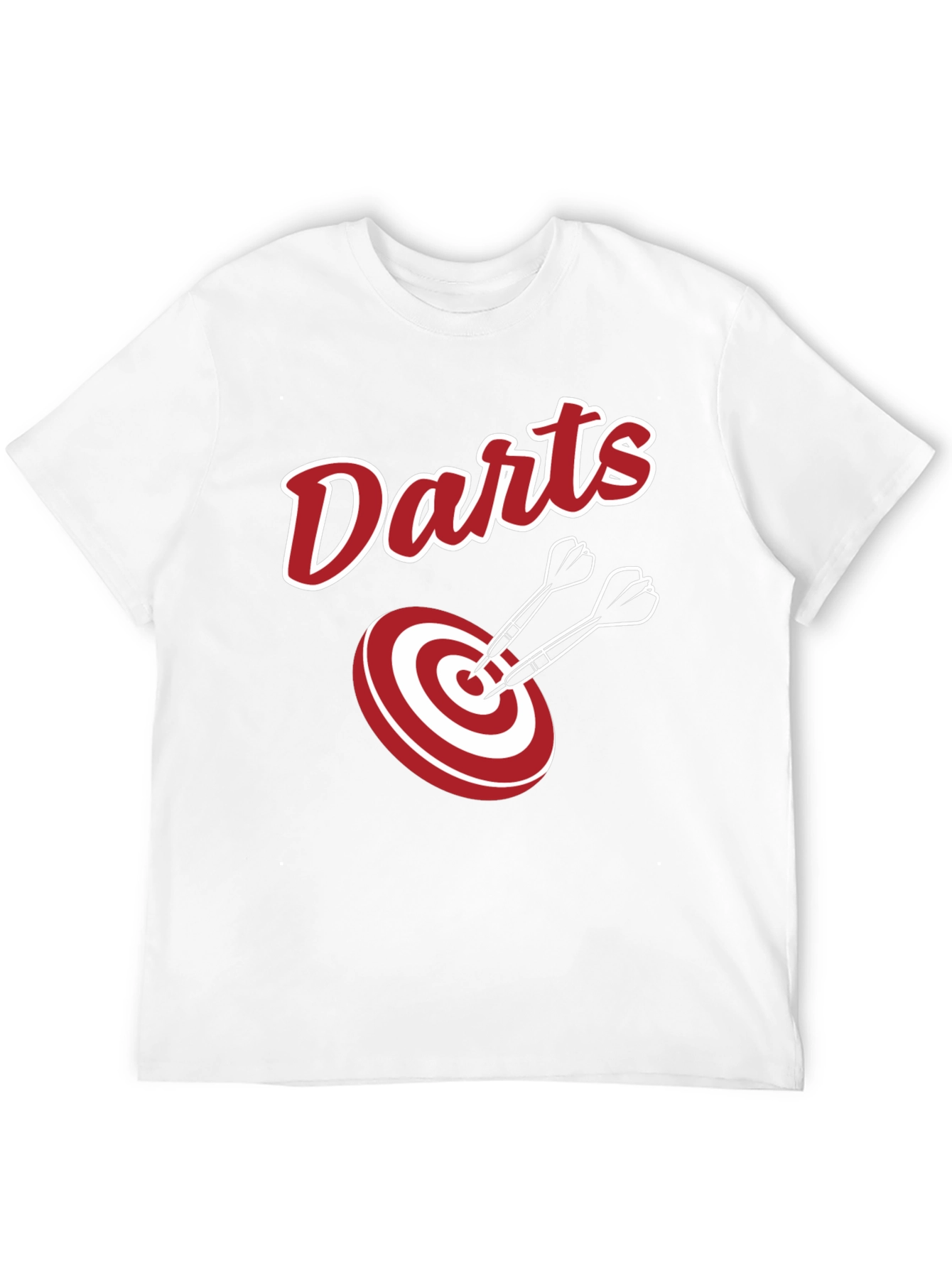 Darts T-Shirt Target Graphic Tee Sportswear