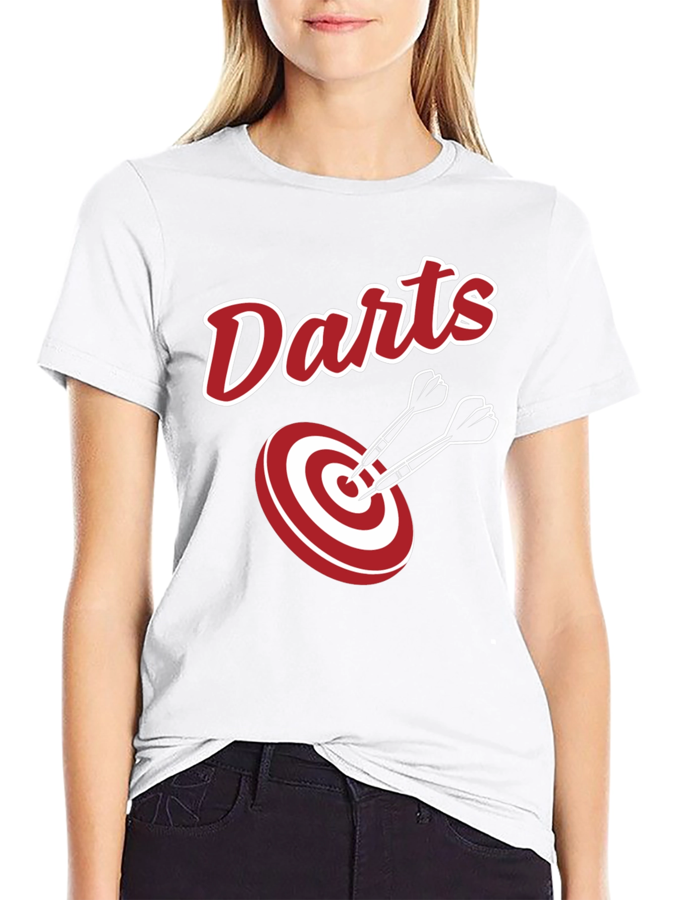 Darts T-Shirt Target Graphic Tee Sportswear