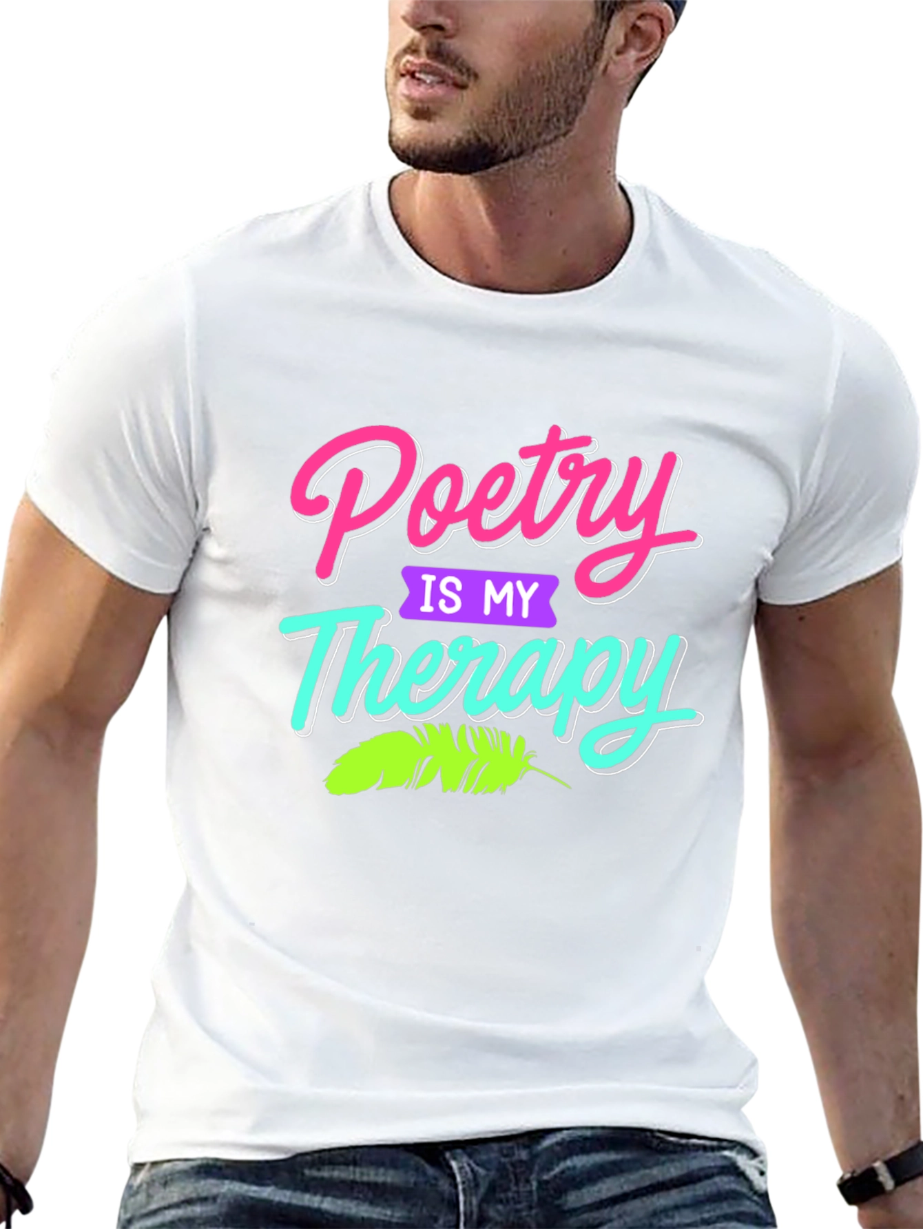 Poetry is My Therapy Graphic T-Shirt