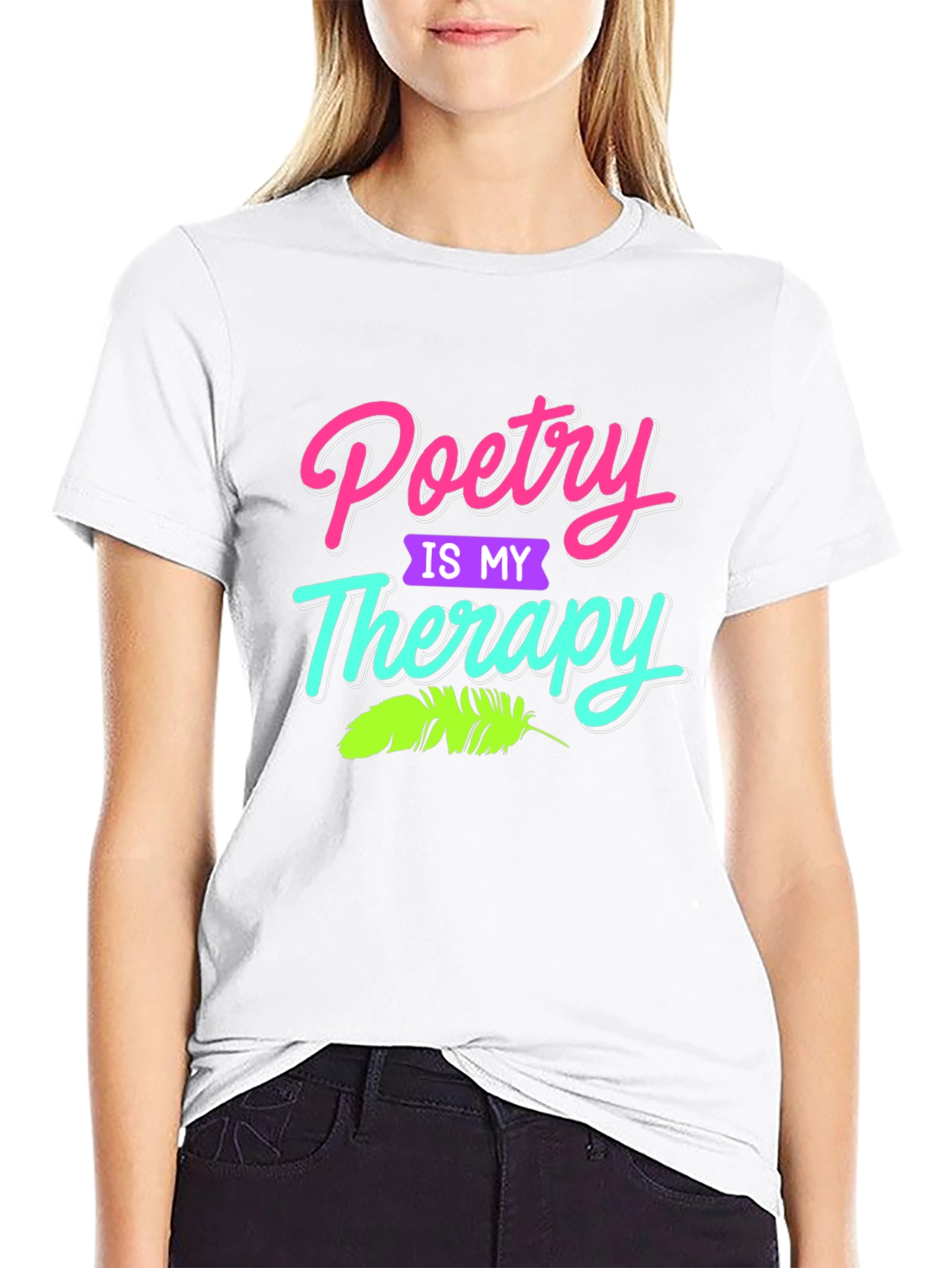 Poetry is My Therapy Graphic T-Shirt