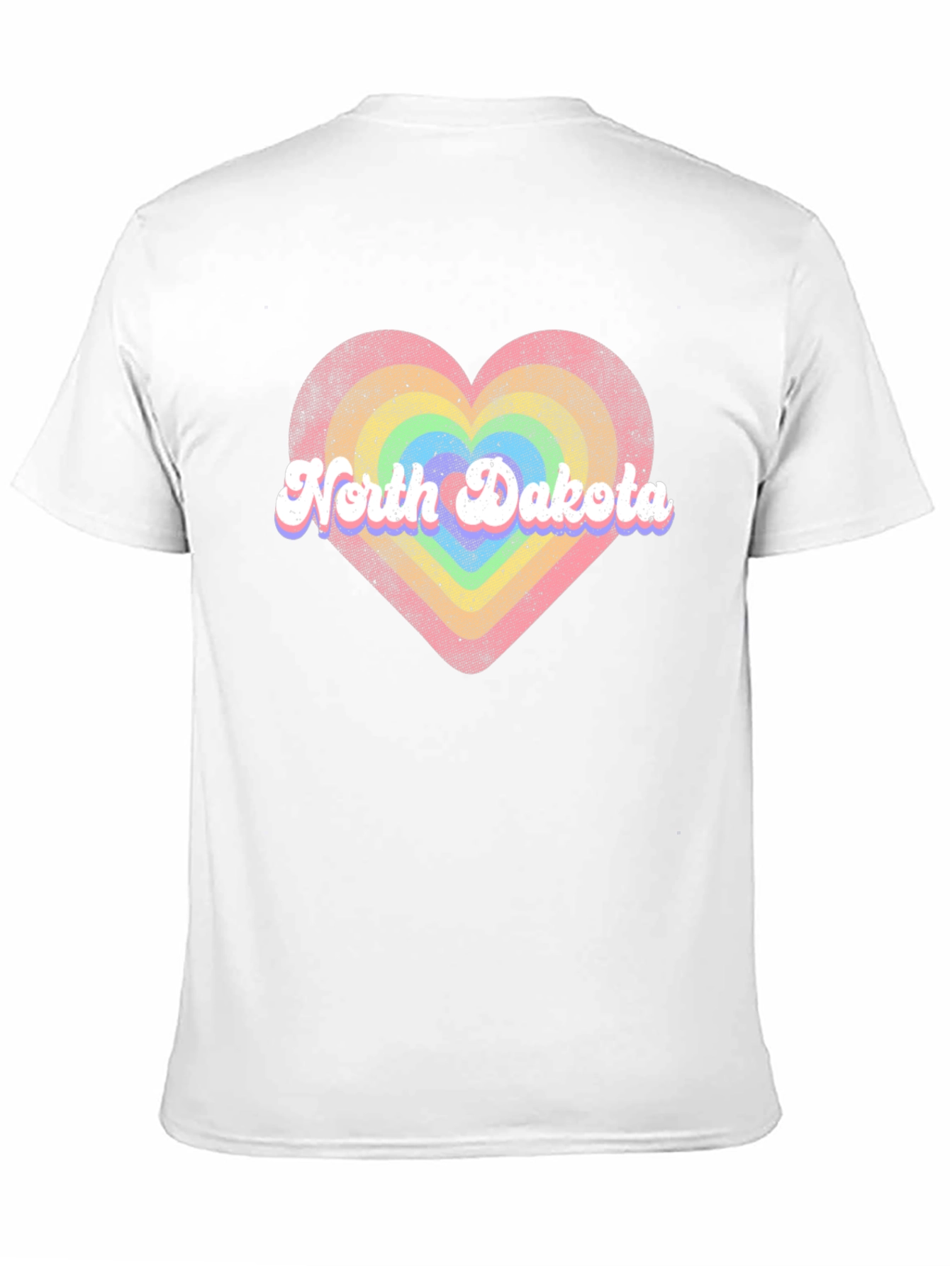 North Dakota Heart Graphic T-Shirt