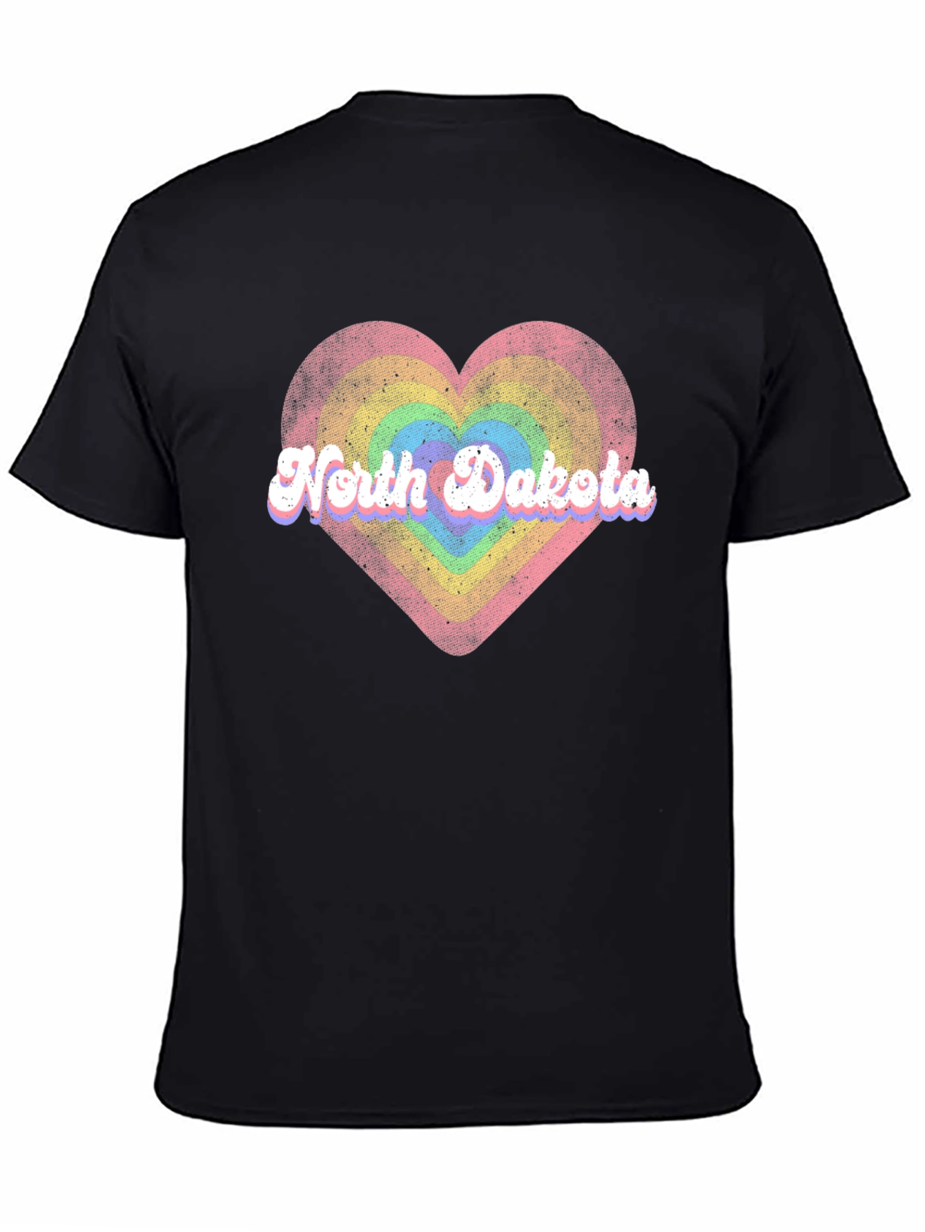 North Dakota Heart Graphic T-Shirt