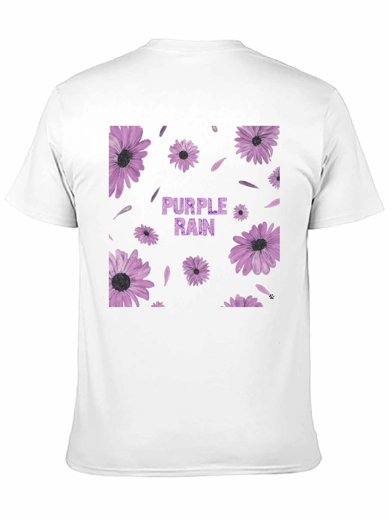 Purple Rain Floral Graphic T-Shirt