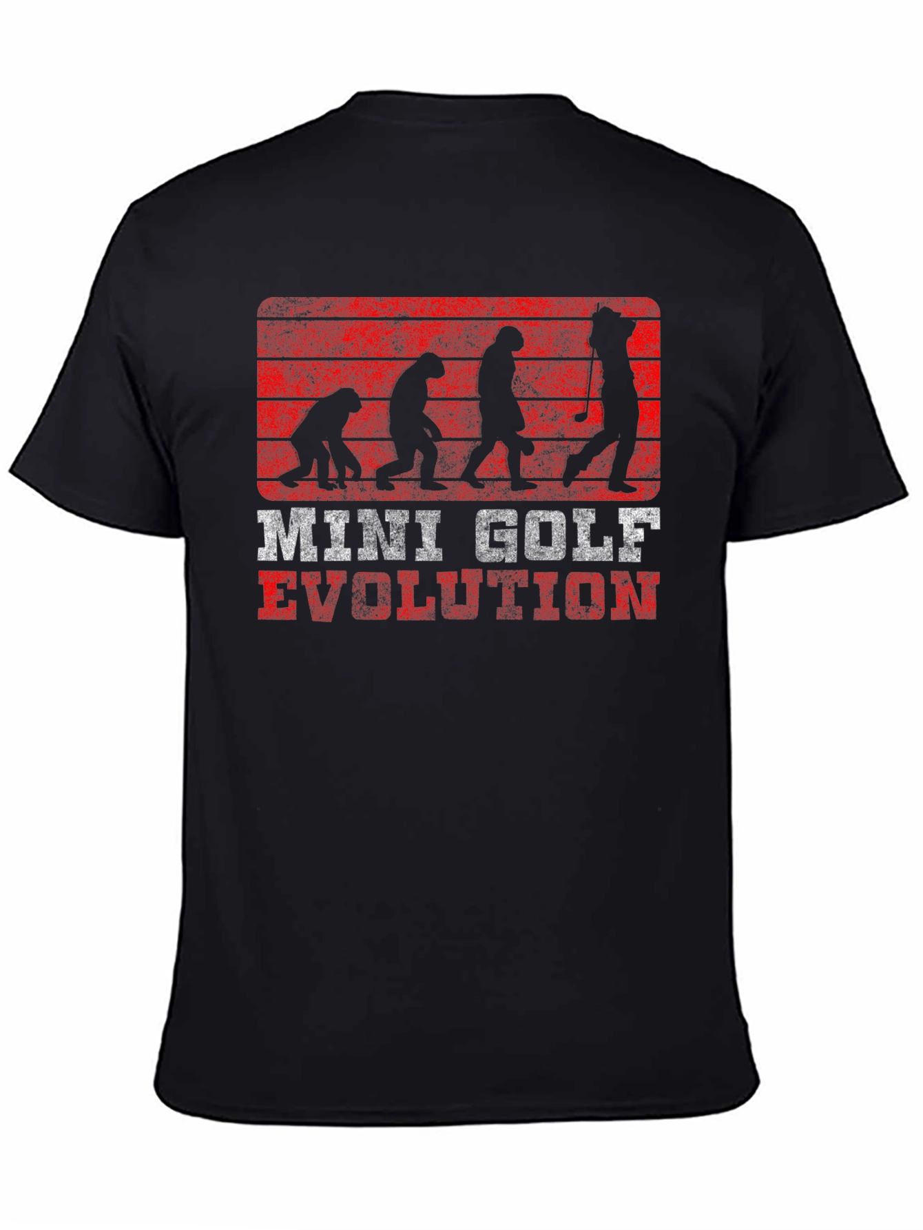 Mini Golf Evolution Graphic T-Shirt