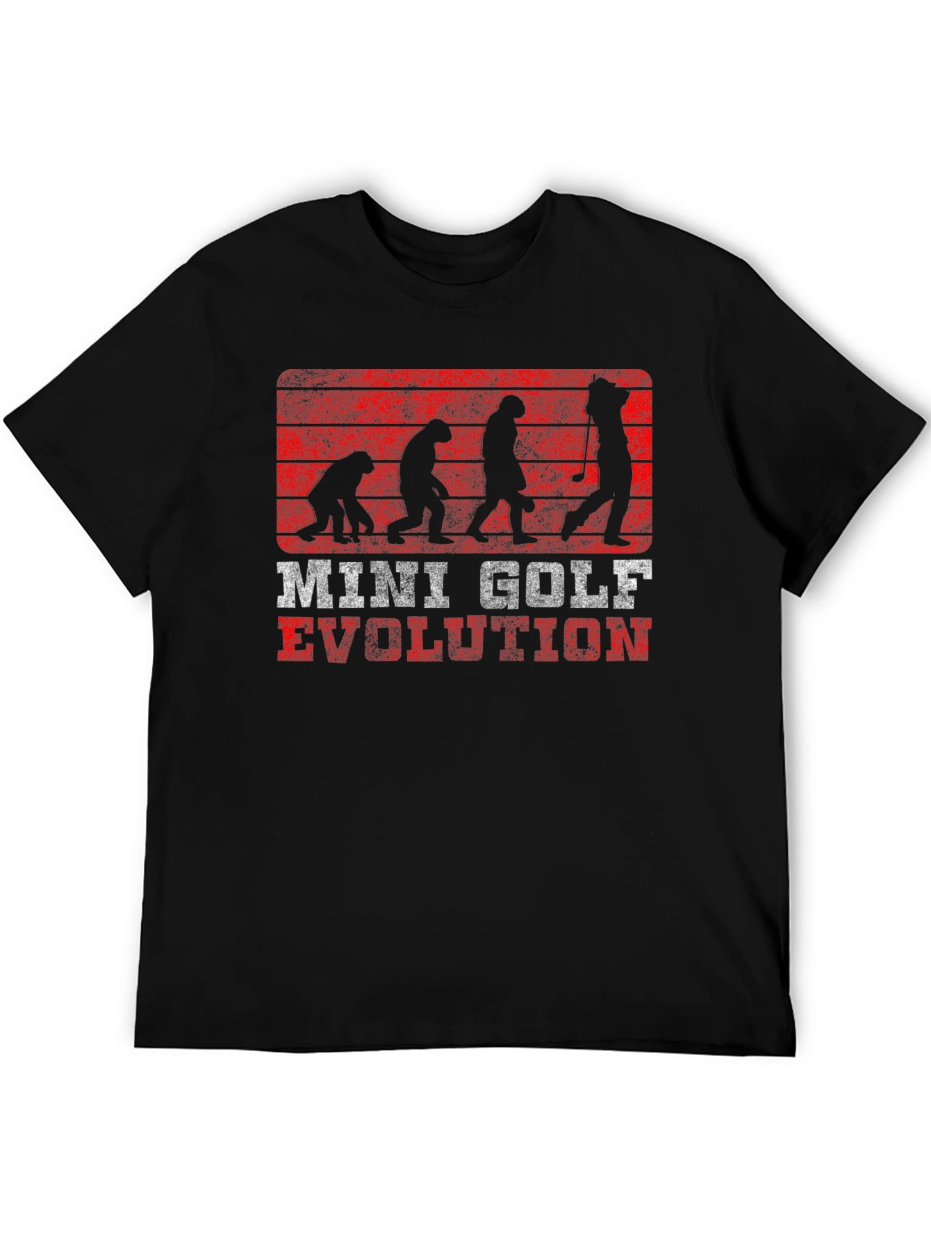 Mini Golf Evolution Graphic T-Shirt
