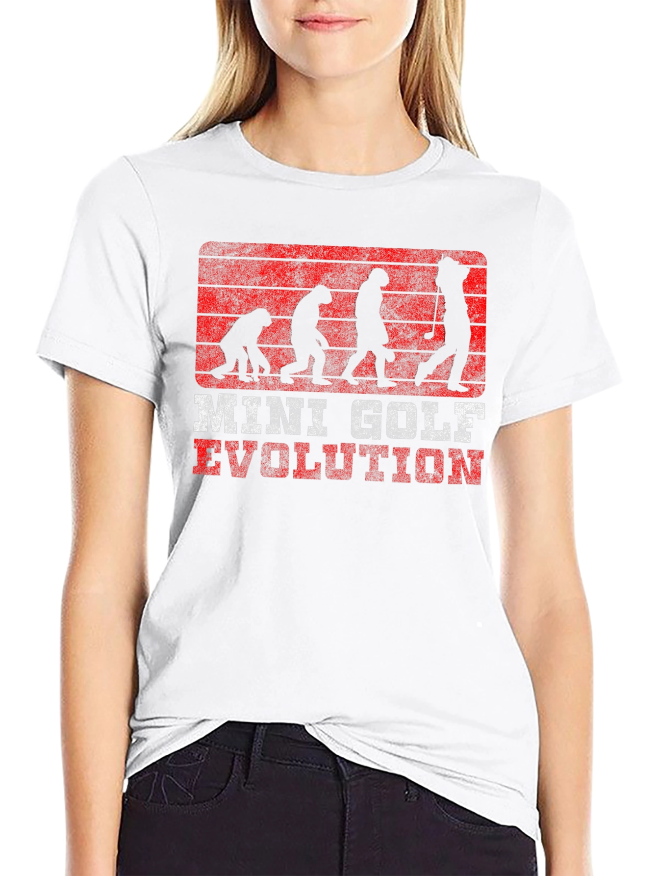 Mini Golf Evolution Graphic T-Shirt