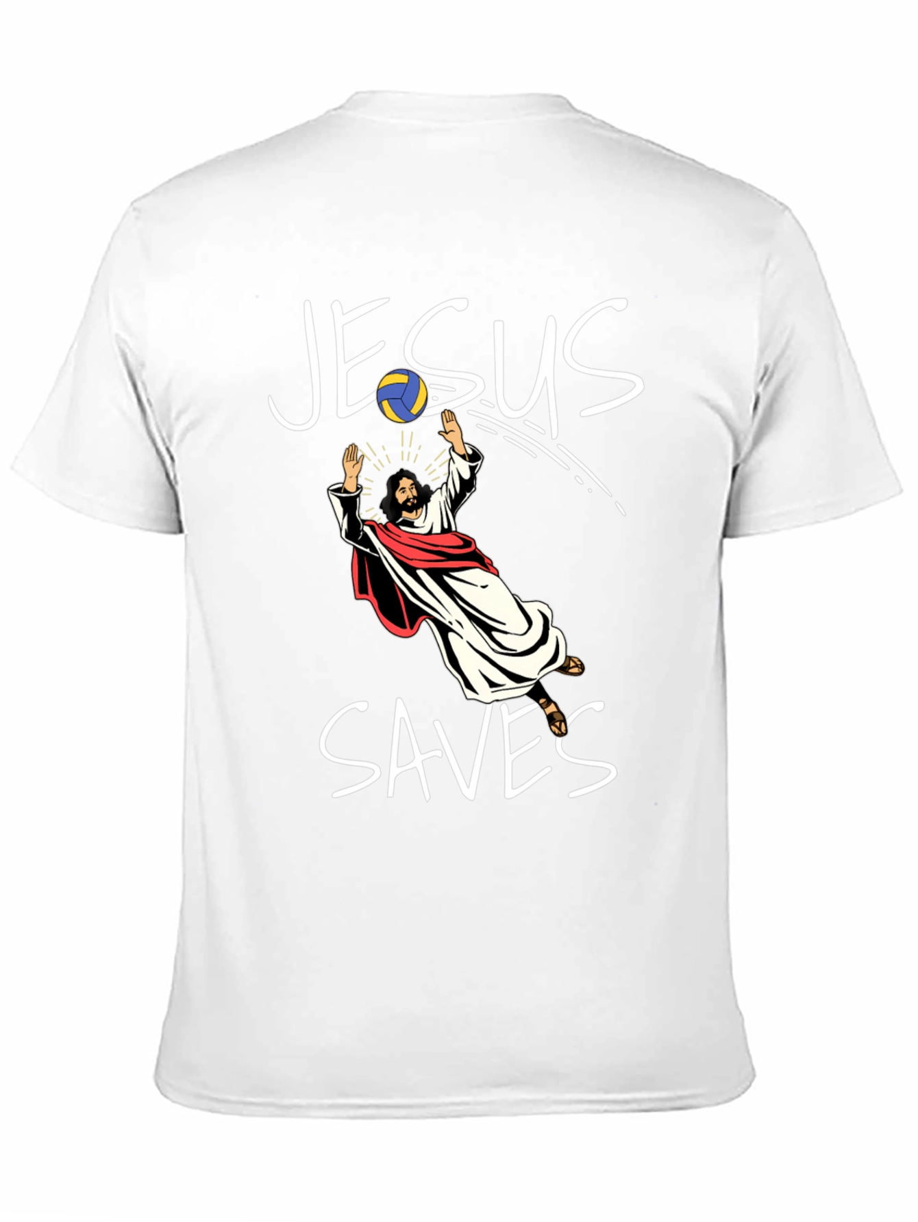 Jesus Saves Volleyball T-Shirt