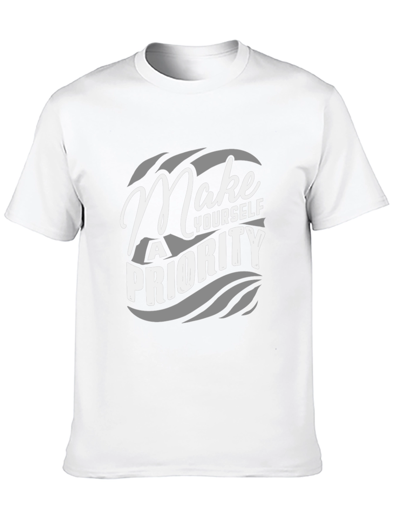 Make Yourself a Priority Black Graphic Tee