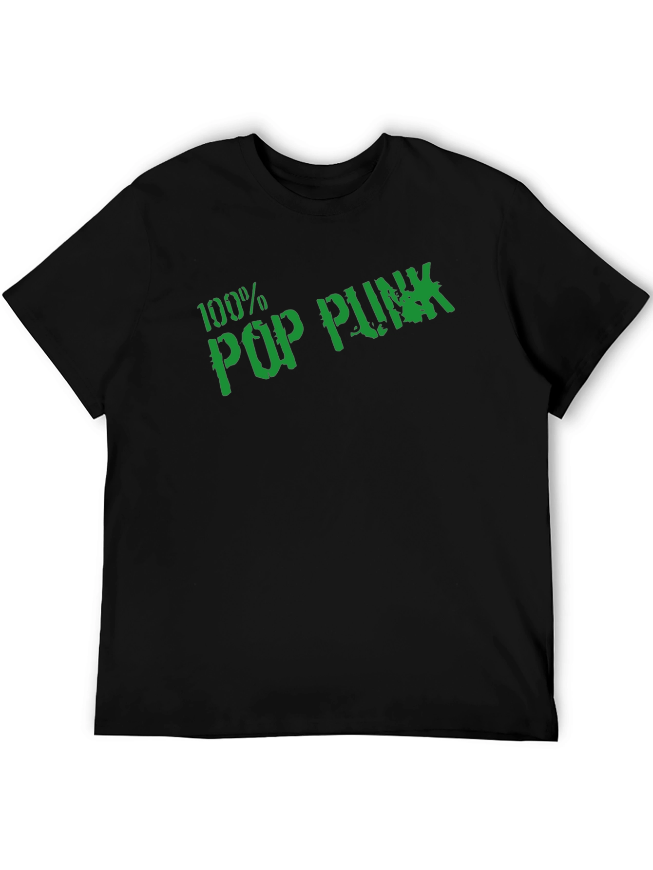 100% Pop Punk Graphic Tee - Black