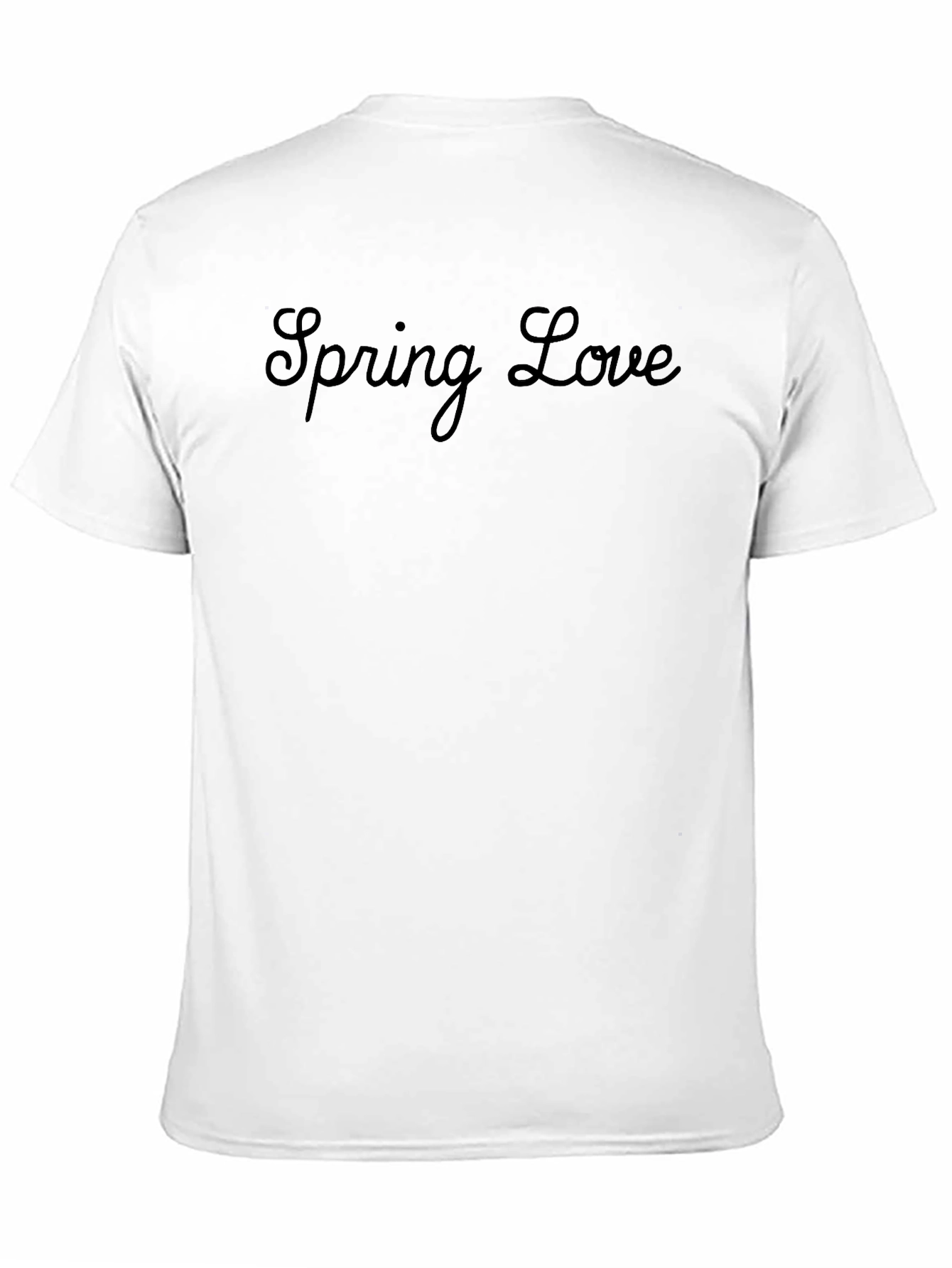 Spring Love Black T-Shirt