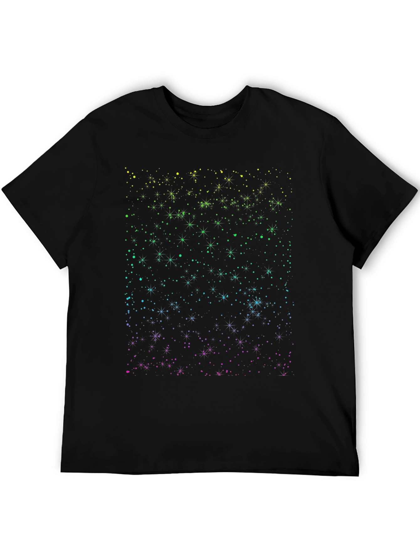 Galaxy Starfield Black T-Shirt