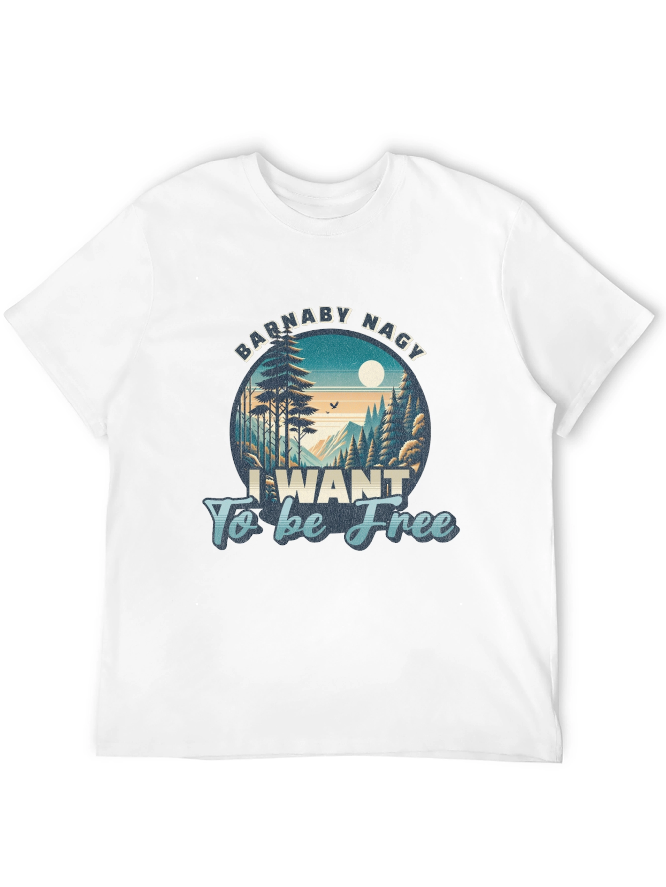 Barnaby Nagy I Want To Be Free Graphic Tee