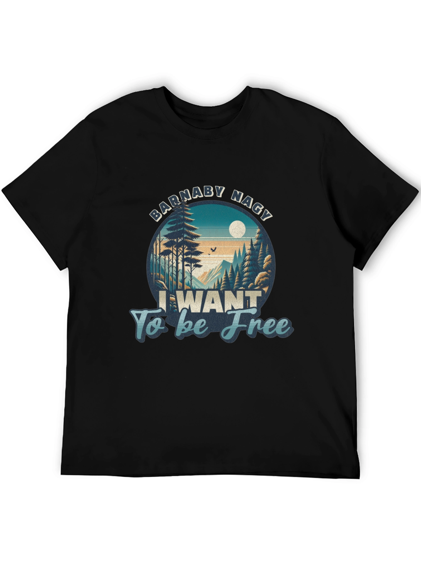 Barnaby Nagy I Want To Be Free Graphic Tee
