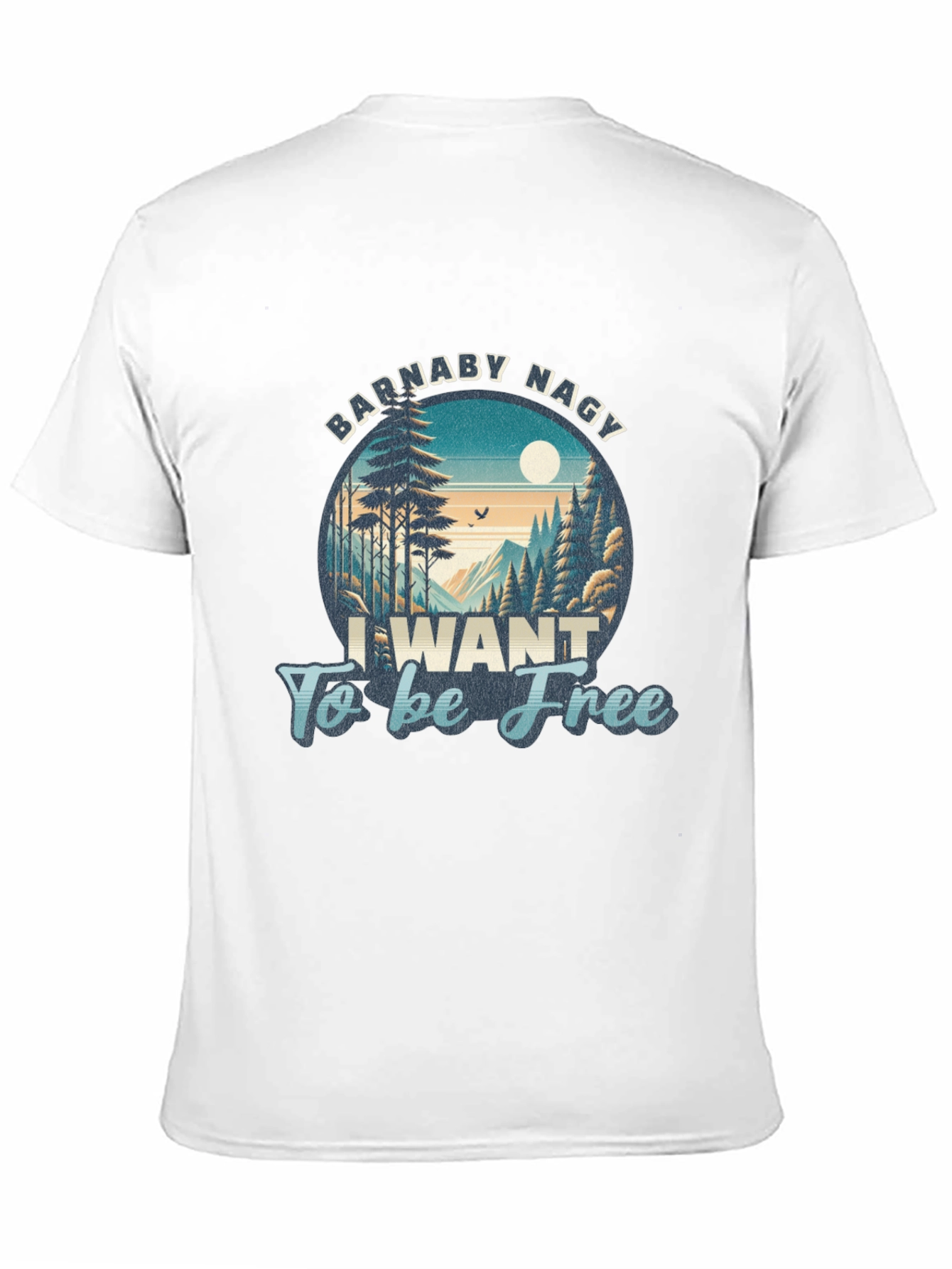 Barnaby Nagy I Want To Be Free Graphic Tee