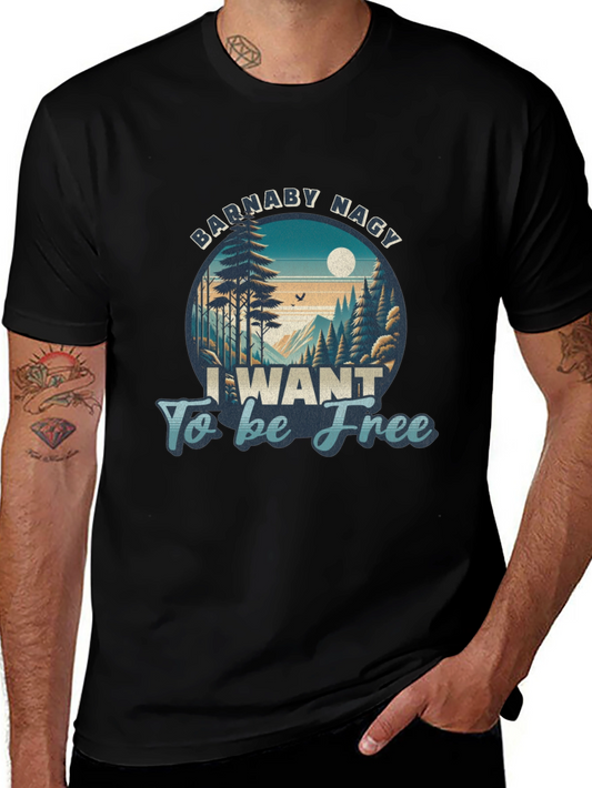 Barnaby Nagy I Want To Be Free Graphic Tee