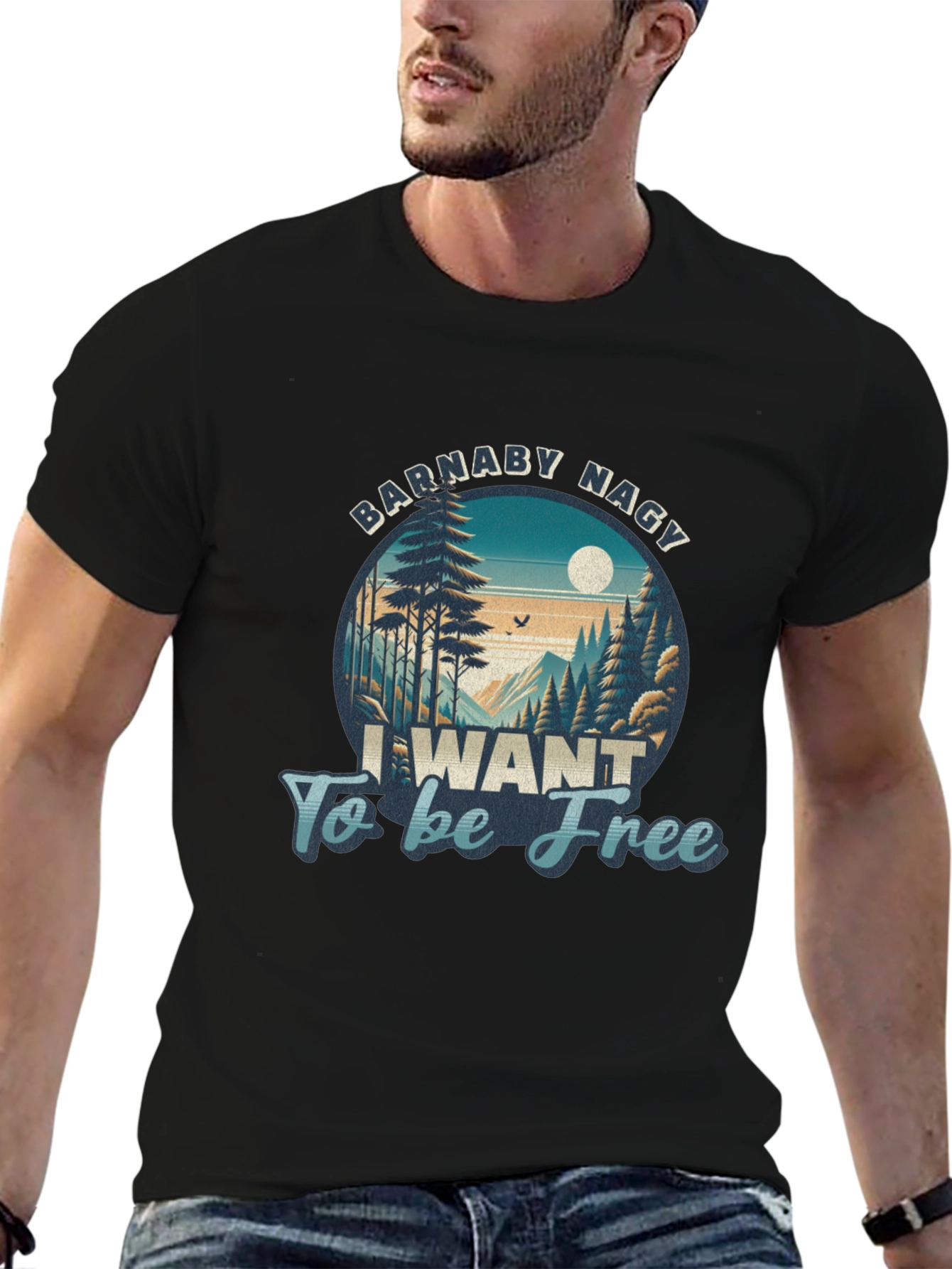 Barnaby Nagy I Want To Be Free Graphic Tee
