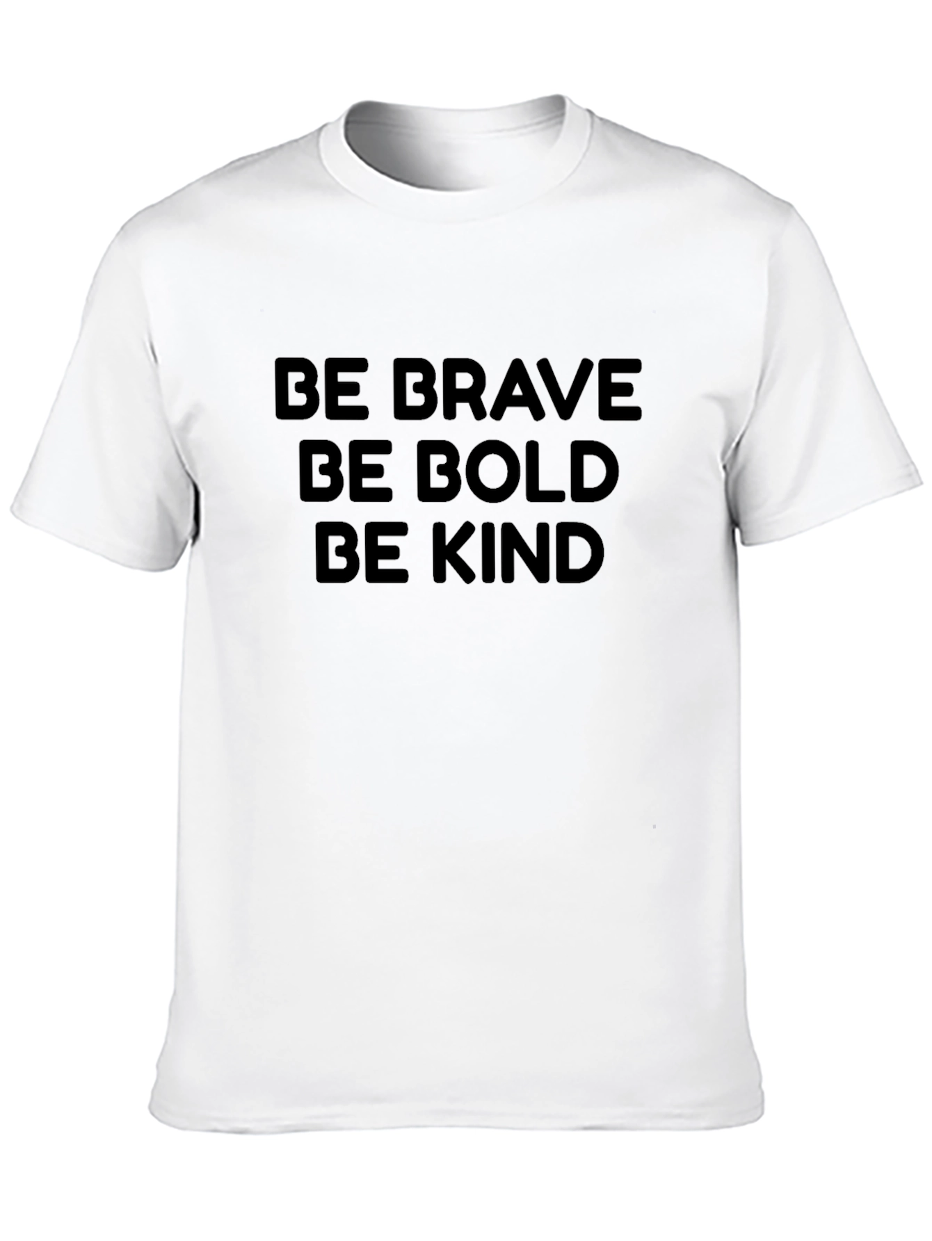 Be Brave Bold Kind Black Graphic Tee