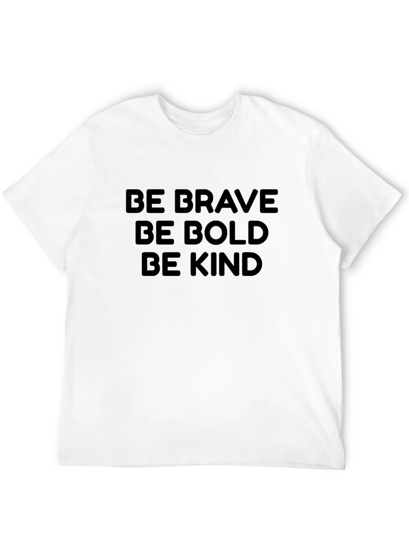 Be Brave Bold Kind Black Graphic Tee