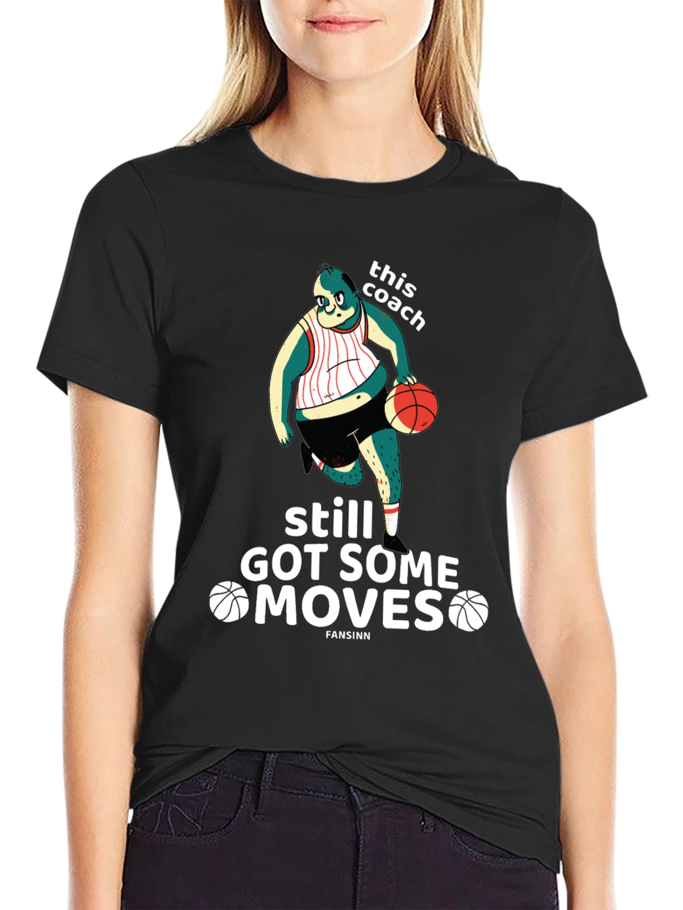 Funny Basketball Coach Graphic T-Shirt