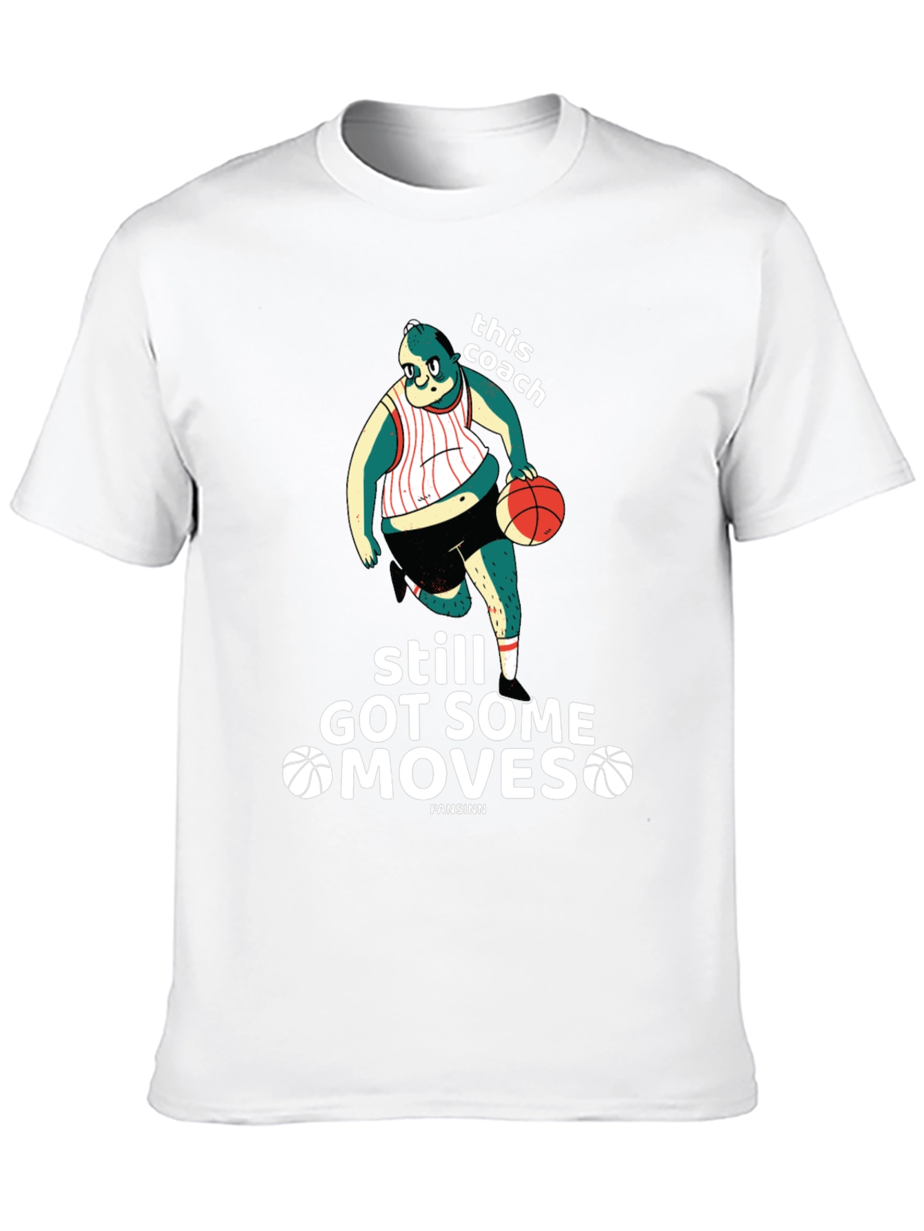 Funny Basketball Coach Graphic T-Shirt
