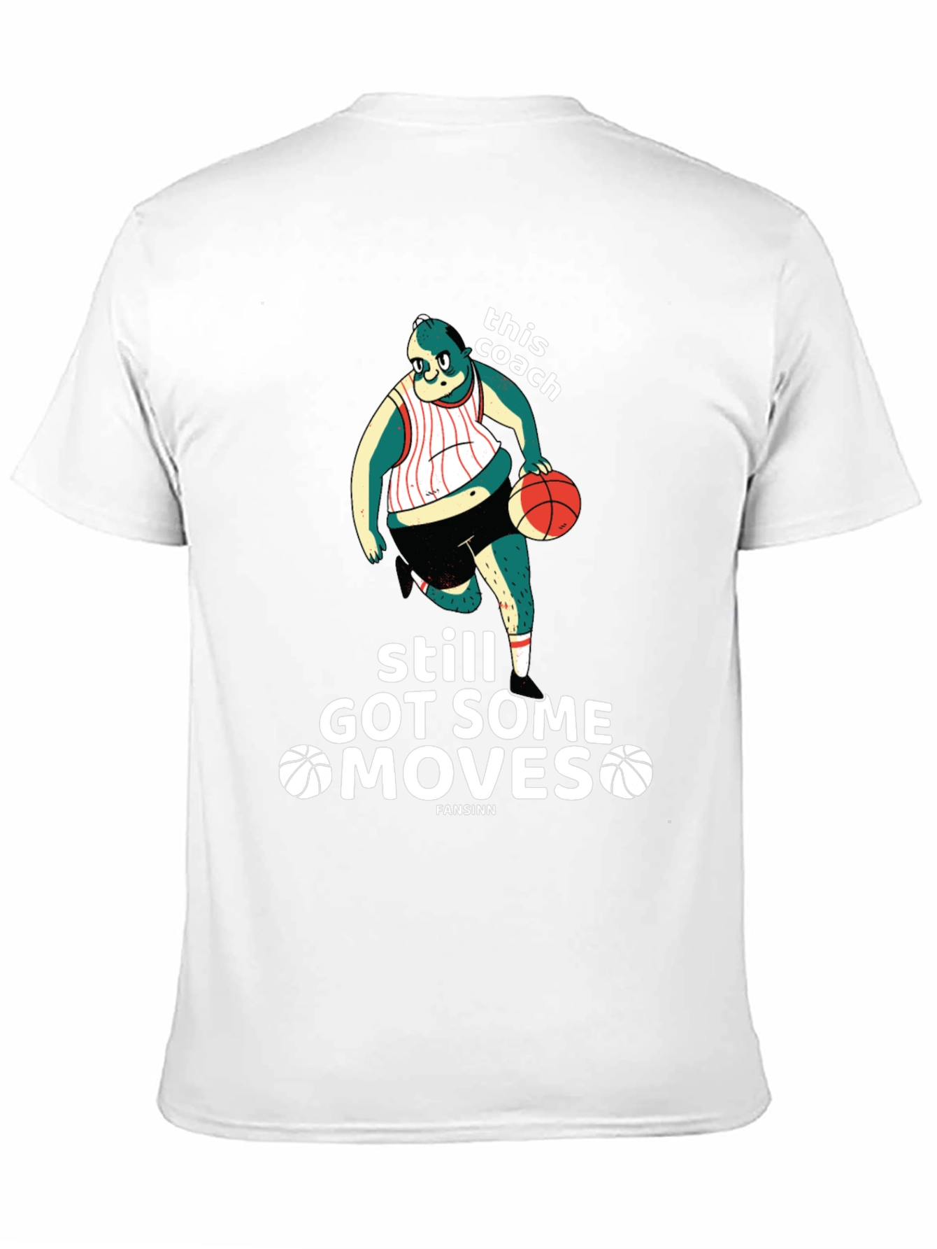 Funny Basketball Coach Graphic T-Shirt