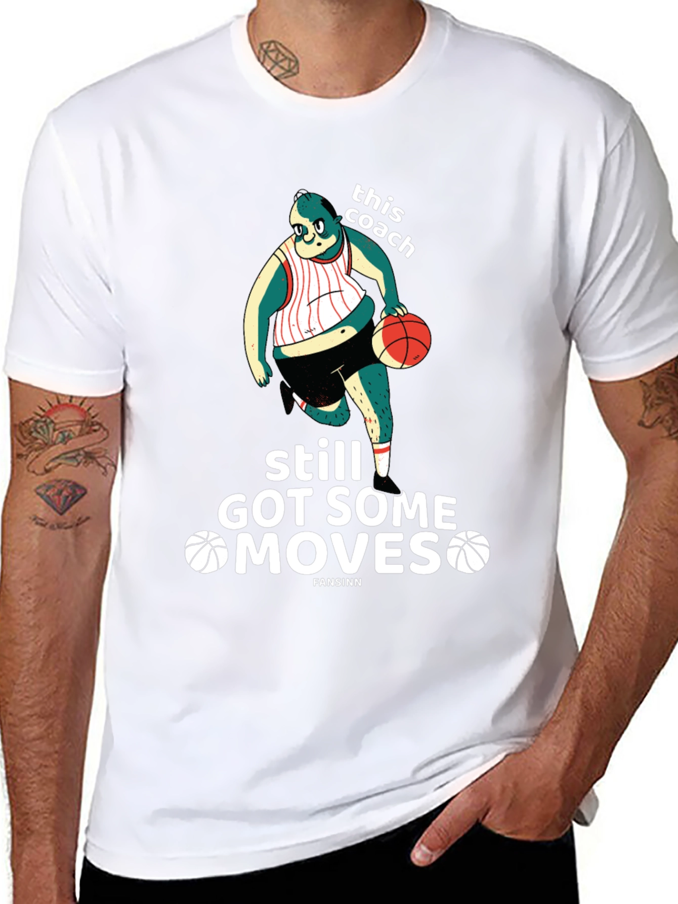 Funny Basketball Coach Graphic T-Shirt