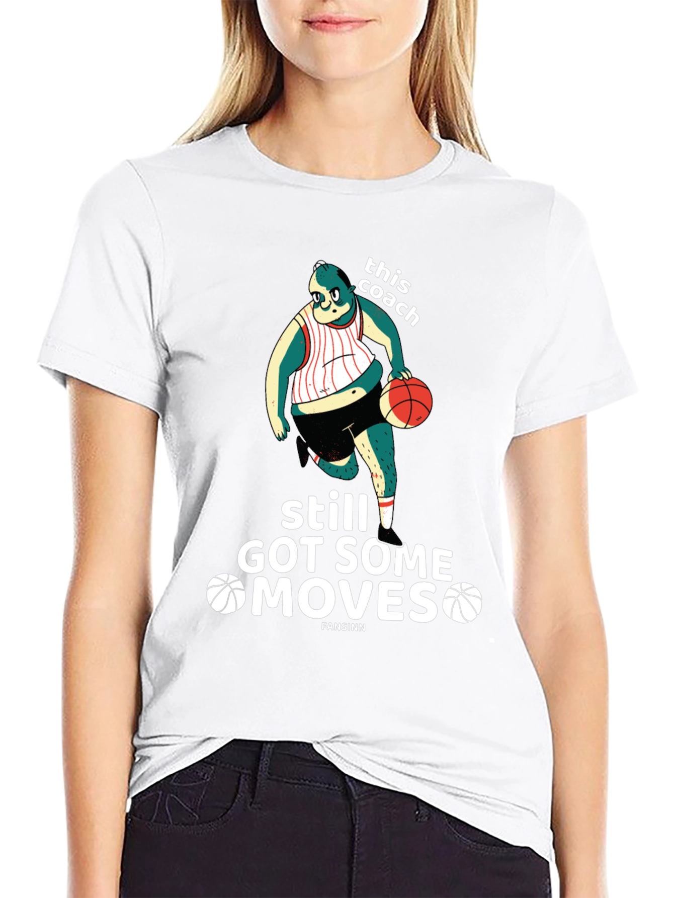 Funny Basketball Coach Graphic T-Shirt