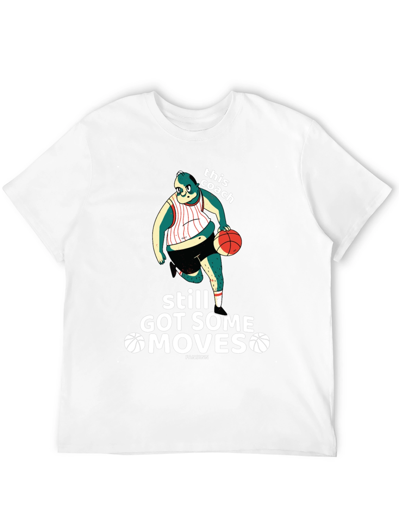Funny Basketball Coach Graphic T-Shirt